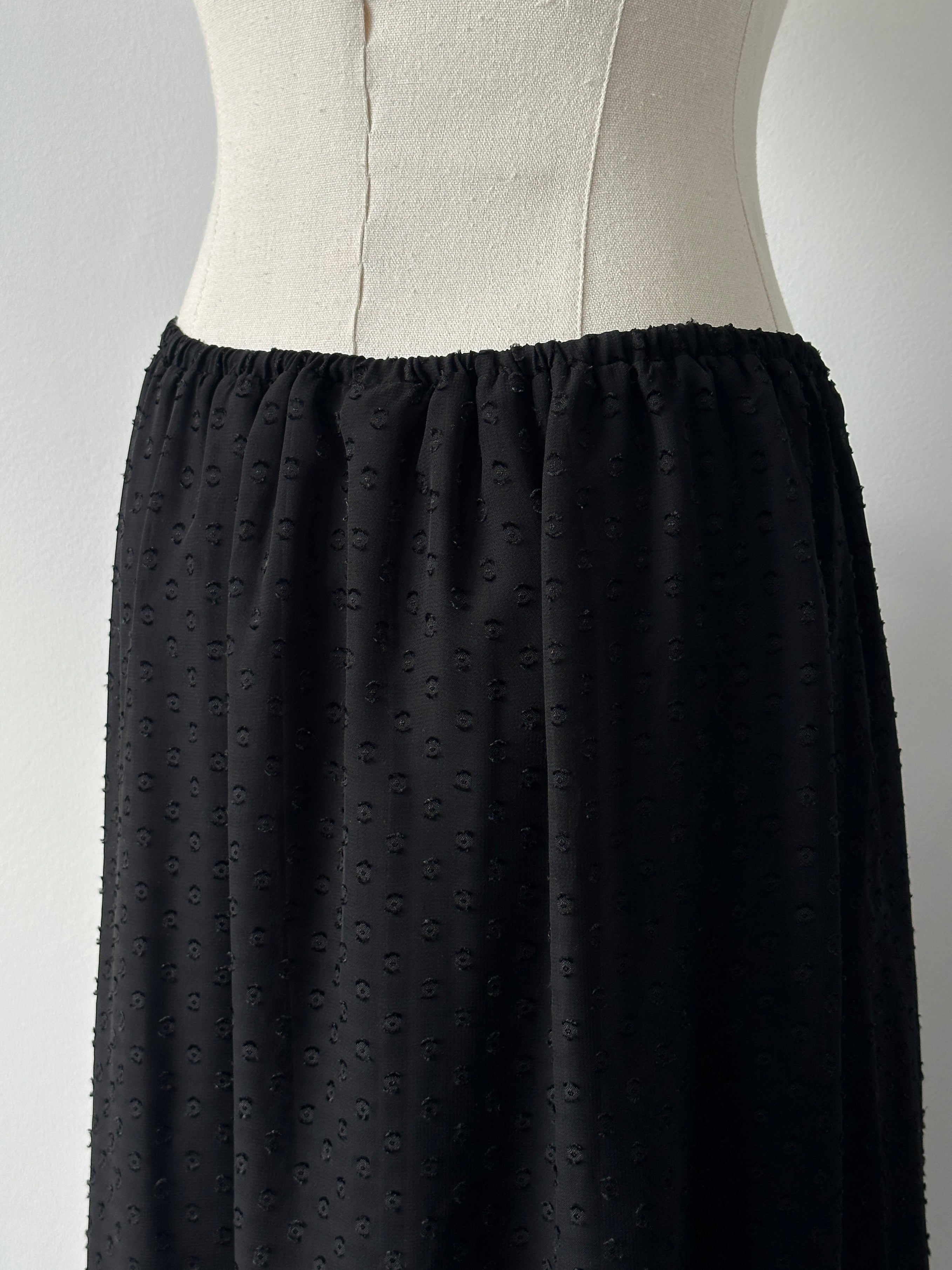 Vintage 2000s Spotted Maxi Skirt - W30