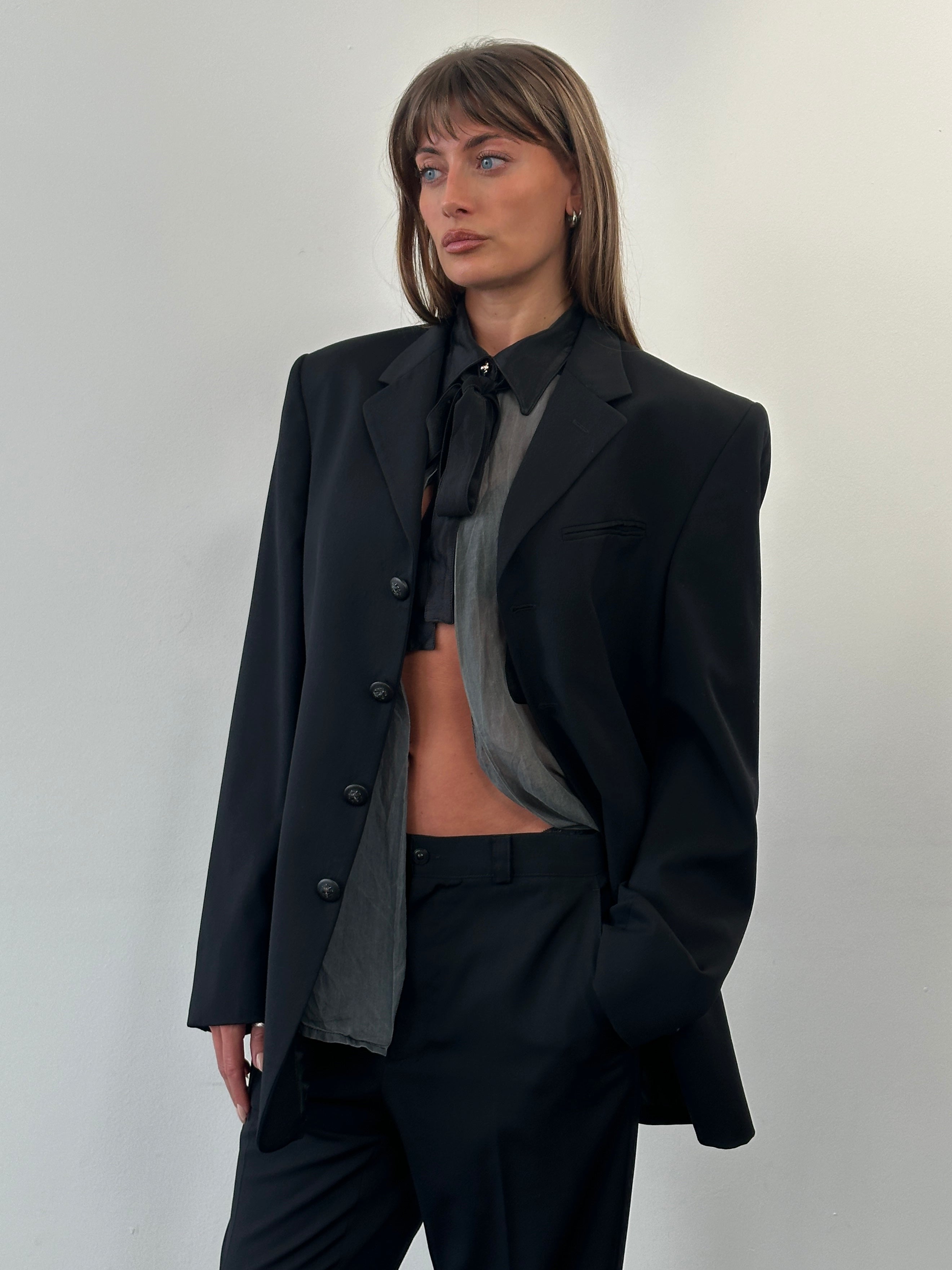 Gianni Versace Versus 1990s Pure Virgin Wool Single Breasted Suit – 40R/W32 - SYLK