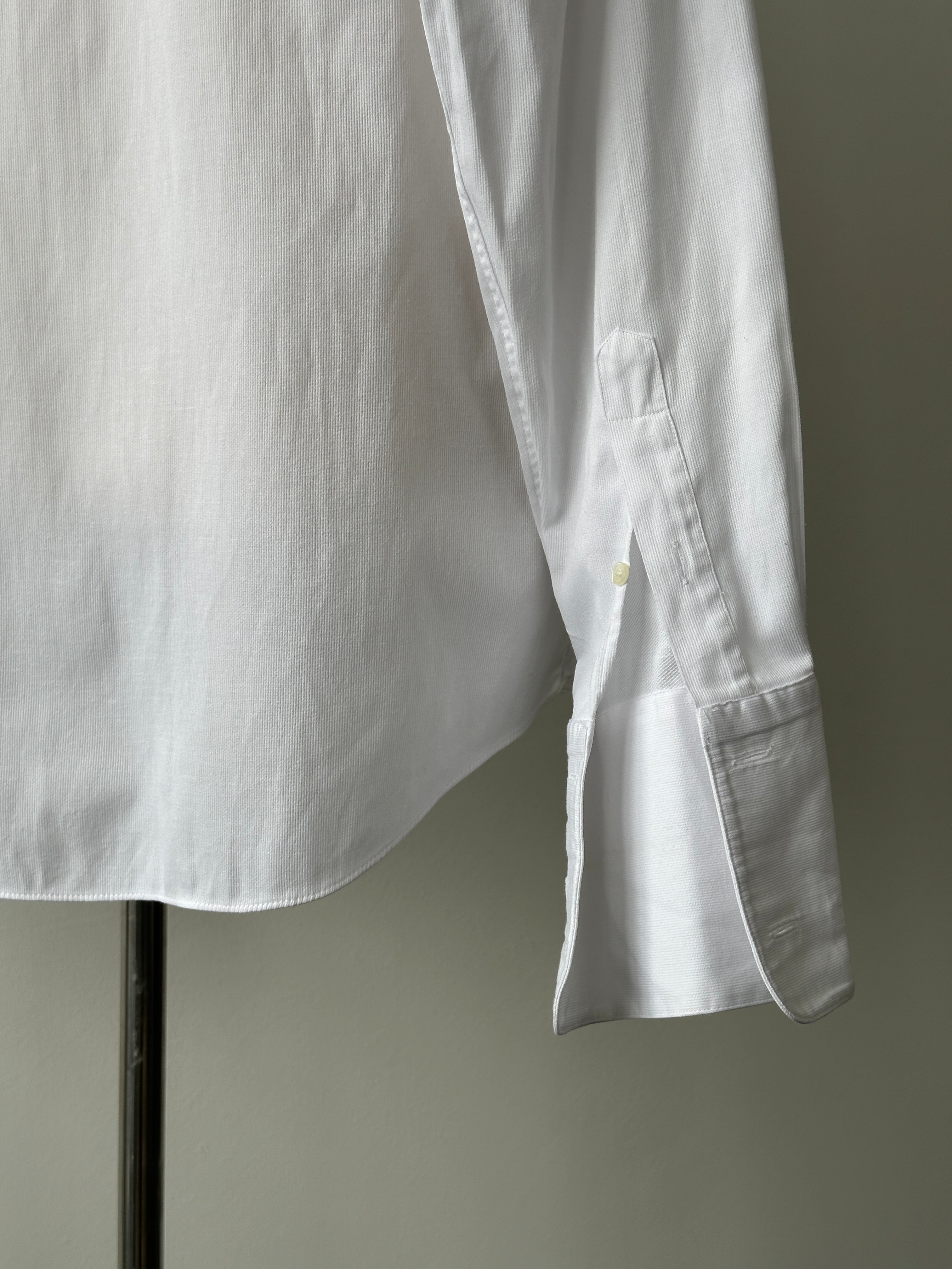 Christian Dior Monsieur 1990s Cotton Tuxedo Shirt - L