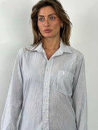 Christian Dior Monsieur 1990s Cotton Striped Shirt - M