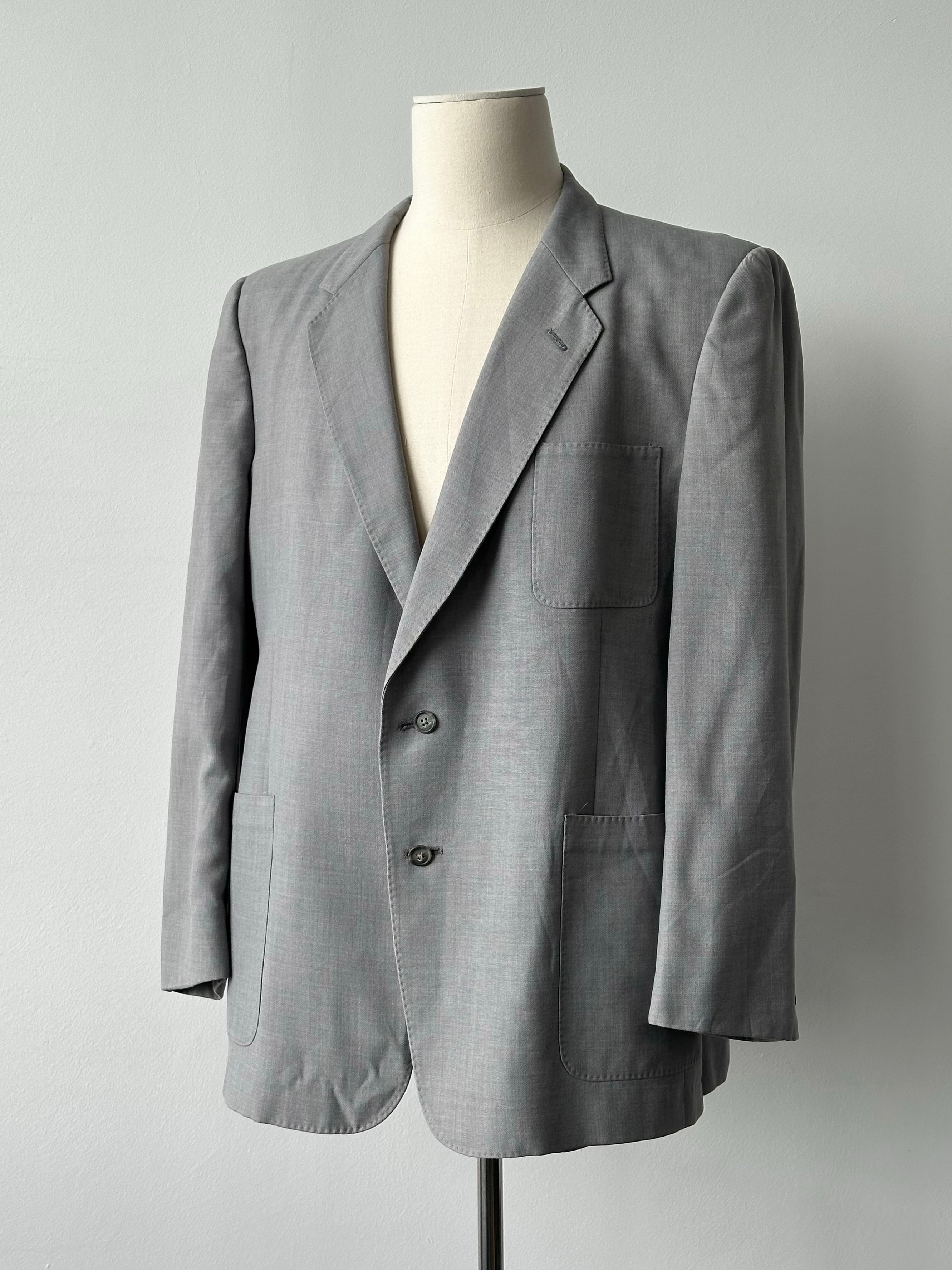 Christian Dior Monsieur 1990s Wool Single Breasted Blazer - 46R