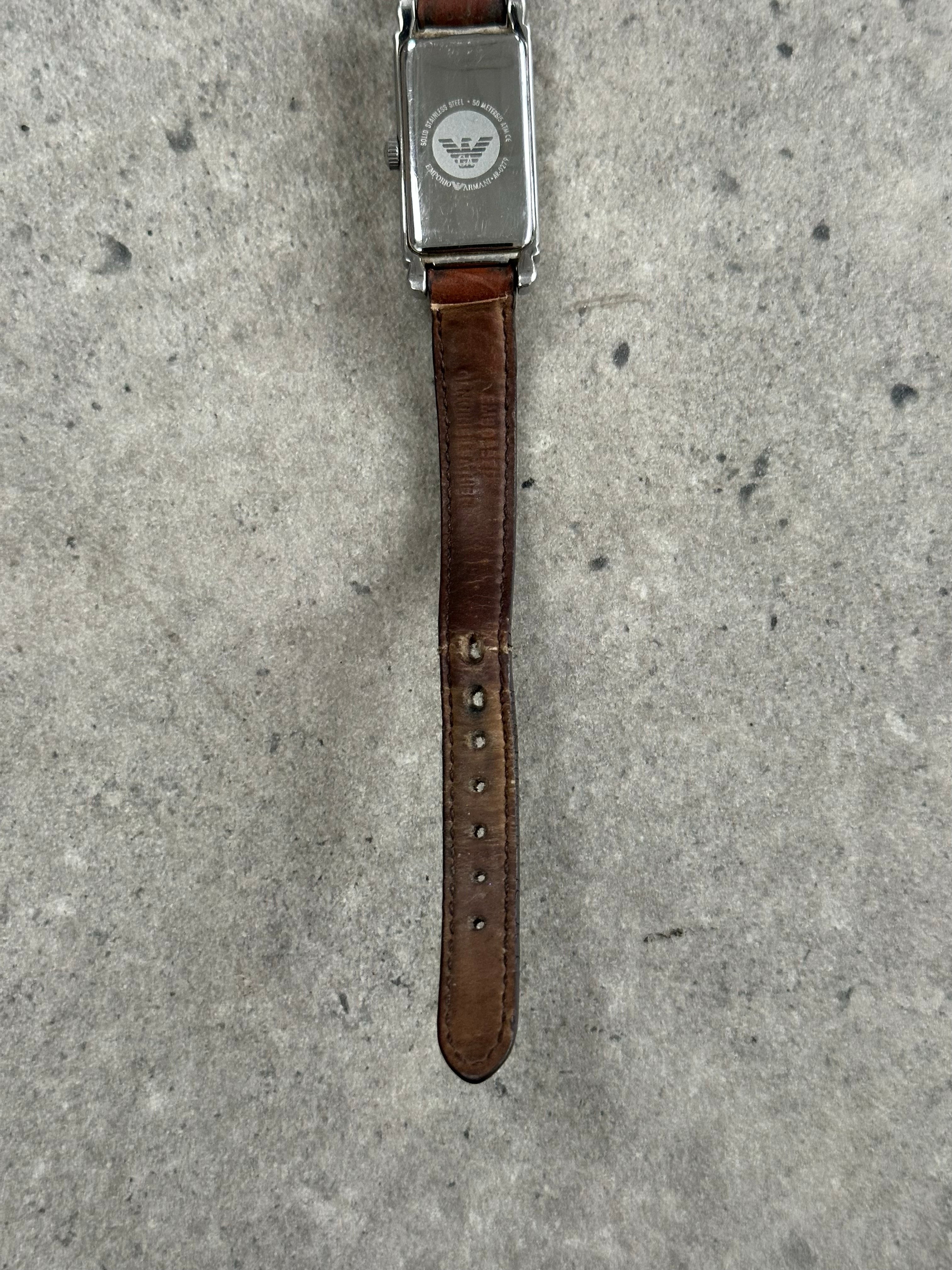 Emporio Armani 2000s Leather Watch