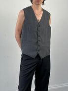 Vintage Pure Wool Waistcoat - L/XL - SYLK