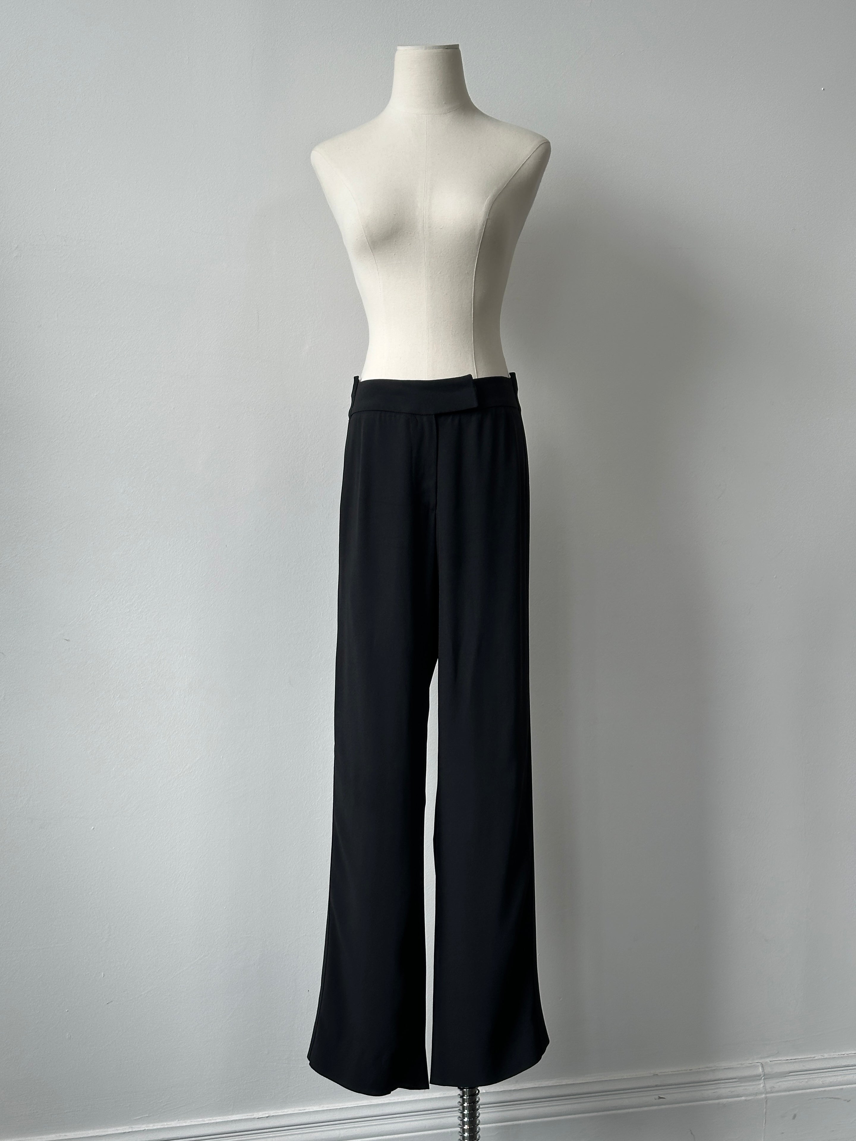 Emporio Armani 1990s Wide Leg Tailored Trouser - W26 | SYLK