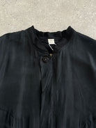 Pierre Cardin 1990s Pure Silk Bomber Jacket - XL - SYLK
