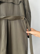 Christian Dior Monsieur Cotton Double Breasted Belted Trench Coat - XL - SYLK