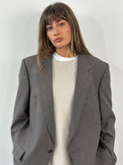 Christian Dior Monsieur 1990s Stripe Single Breasted Blazer 44R/XL - SYLK