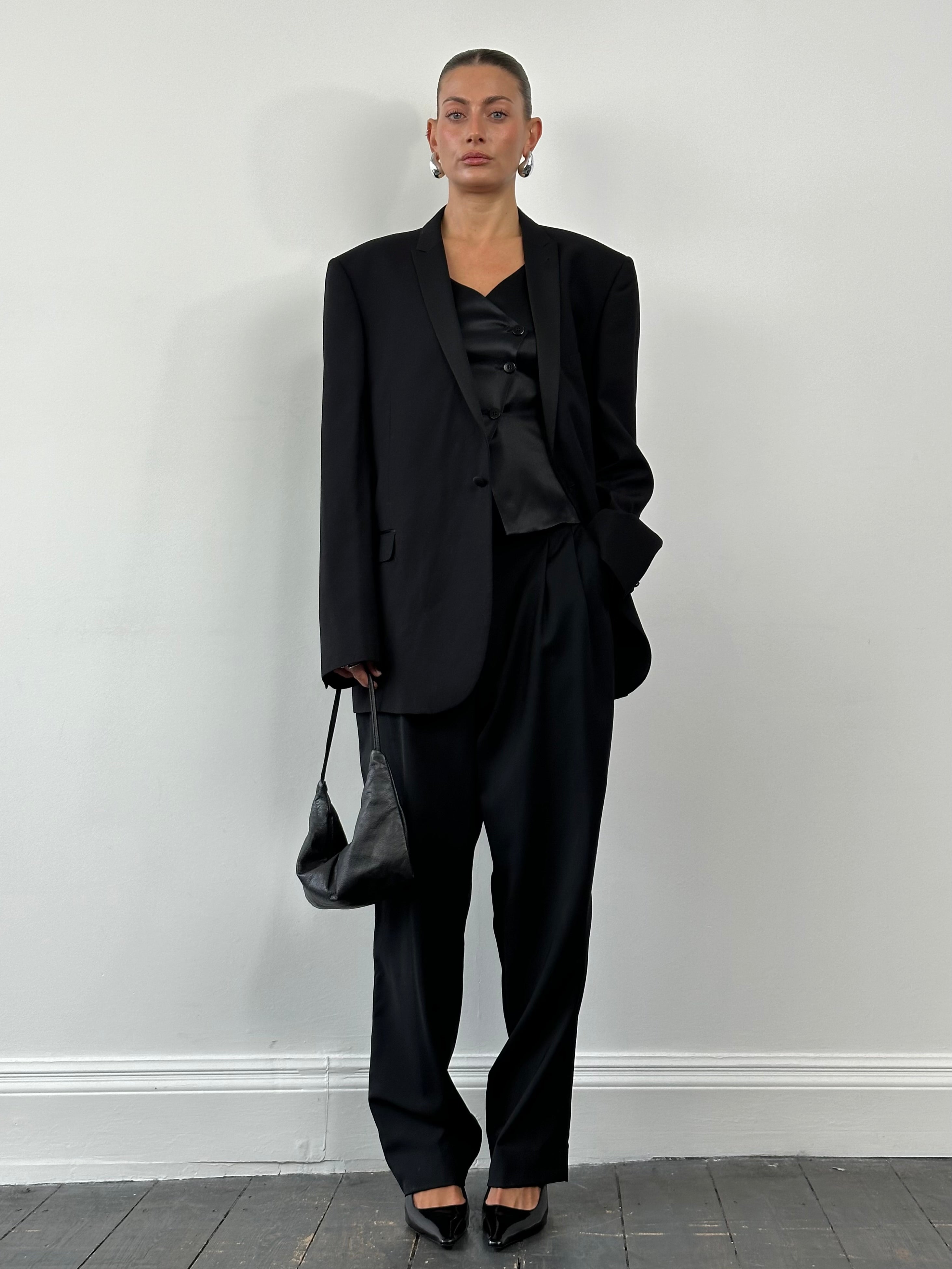 Vintage Tuxedo Single Breasted Suit - 46L/W38 - SYLK