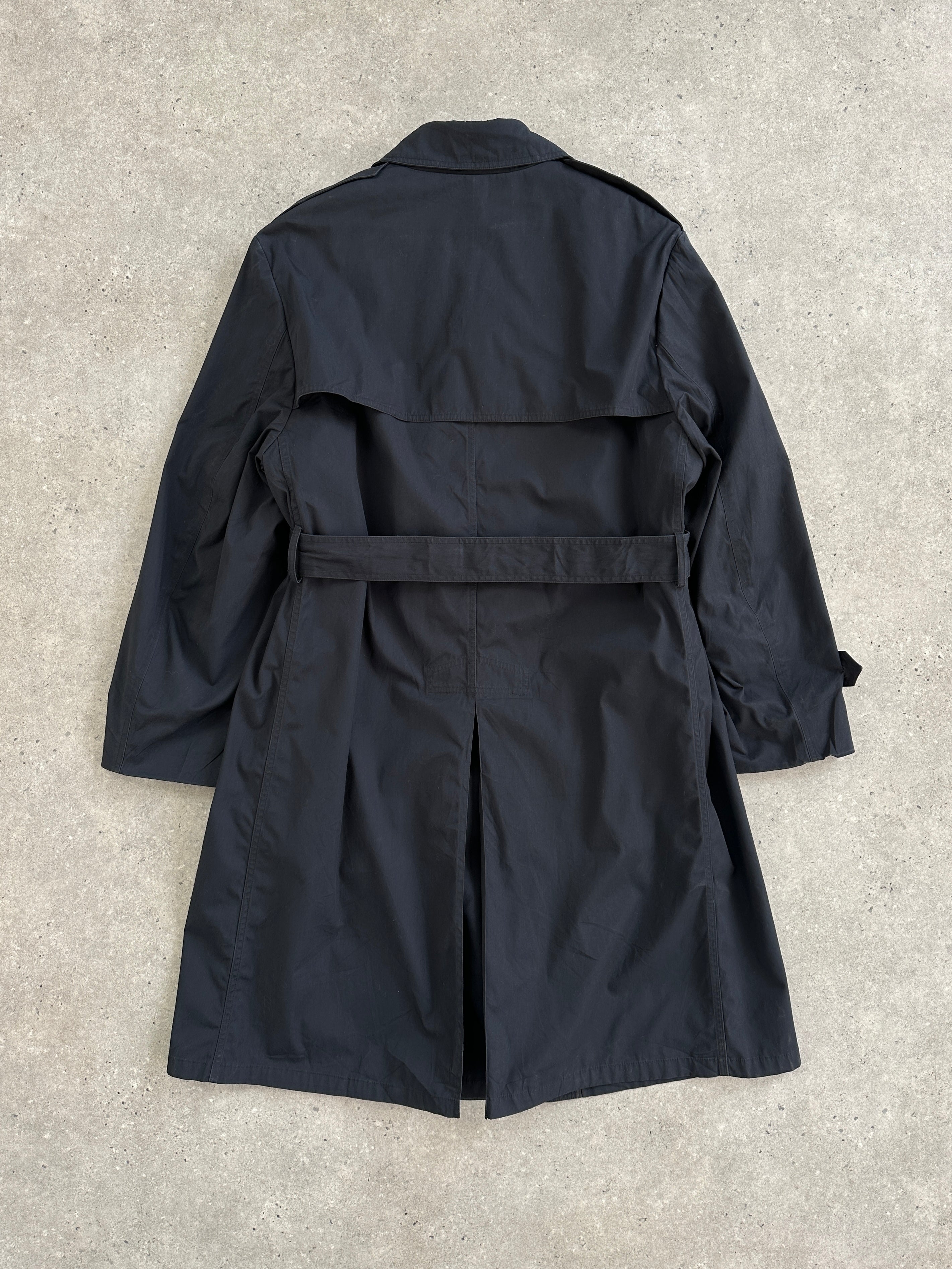 USA Vintage 1996 Cotton Double Breasted Belted Trench Coat - L/XL - SYLK