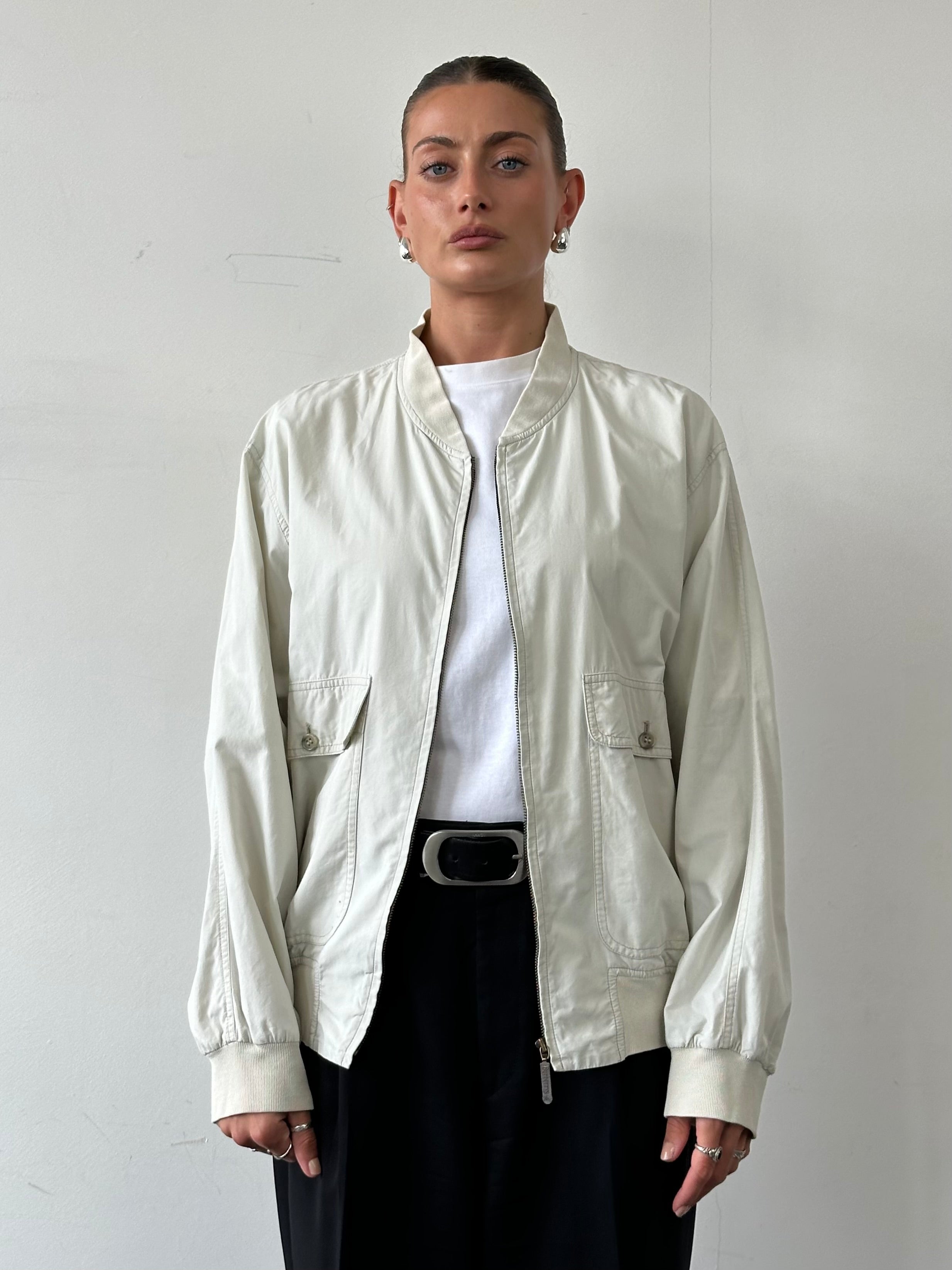 Burberry Logo Bomber Jacket - L/XL - SYLK