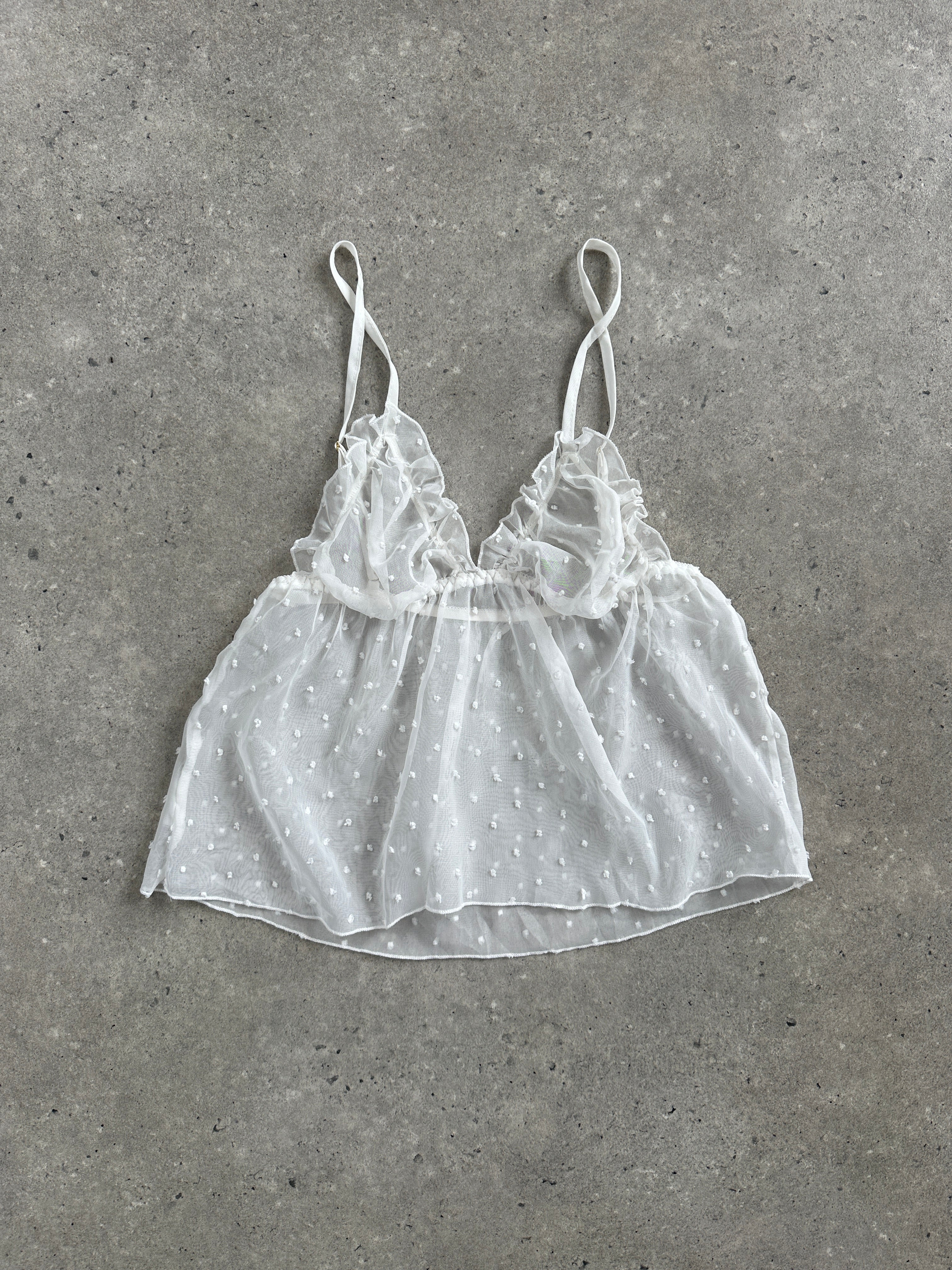 Vintage 2000s Sheer Cami Top - XS/S - SYLK