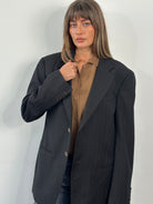 Armani Collezioni 2000s Pure Wool Pinstripe Blazer - 40R/L - SYLK
