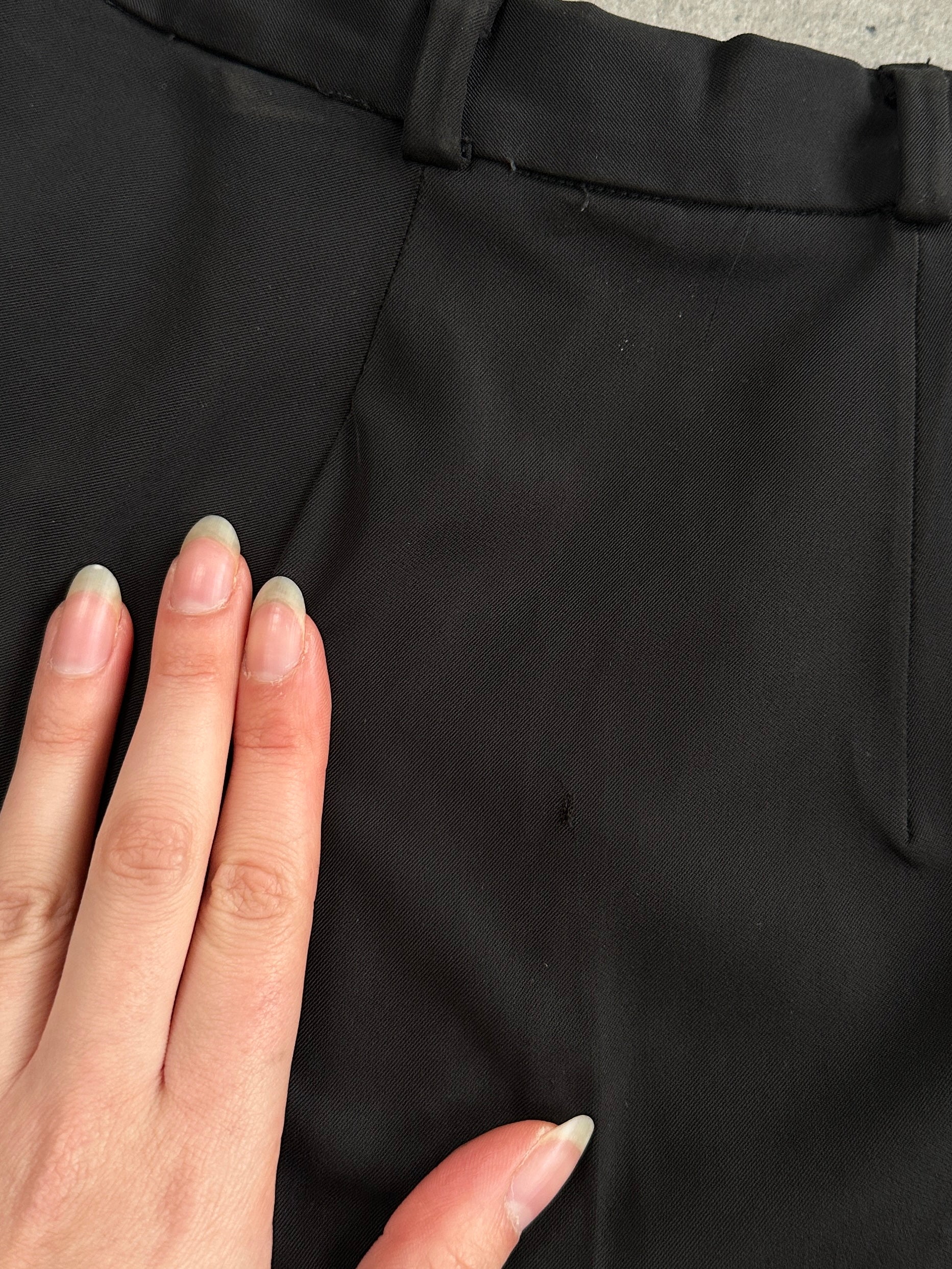 Burberry High Waisted Straight Leg Trousers - W30 - SYLK