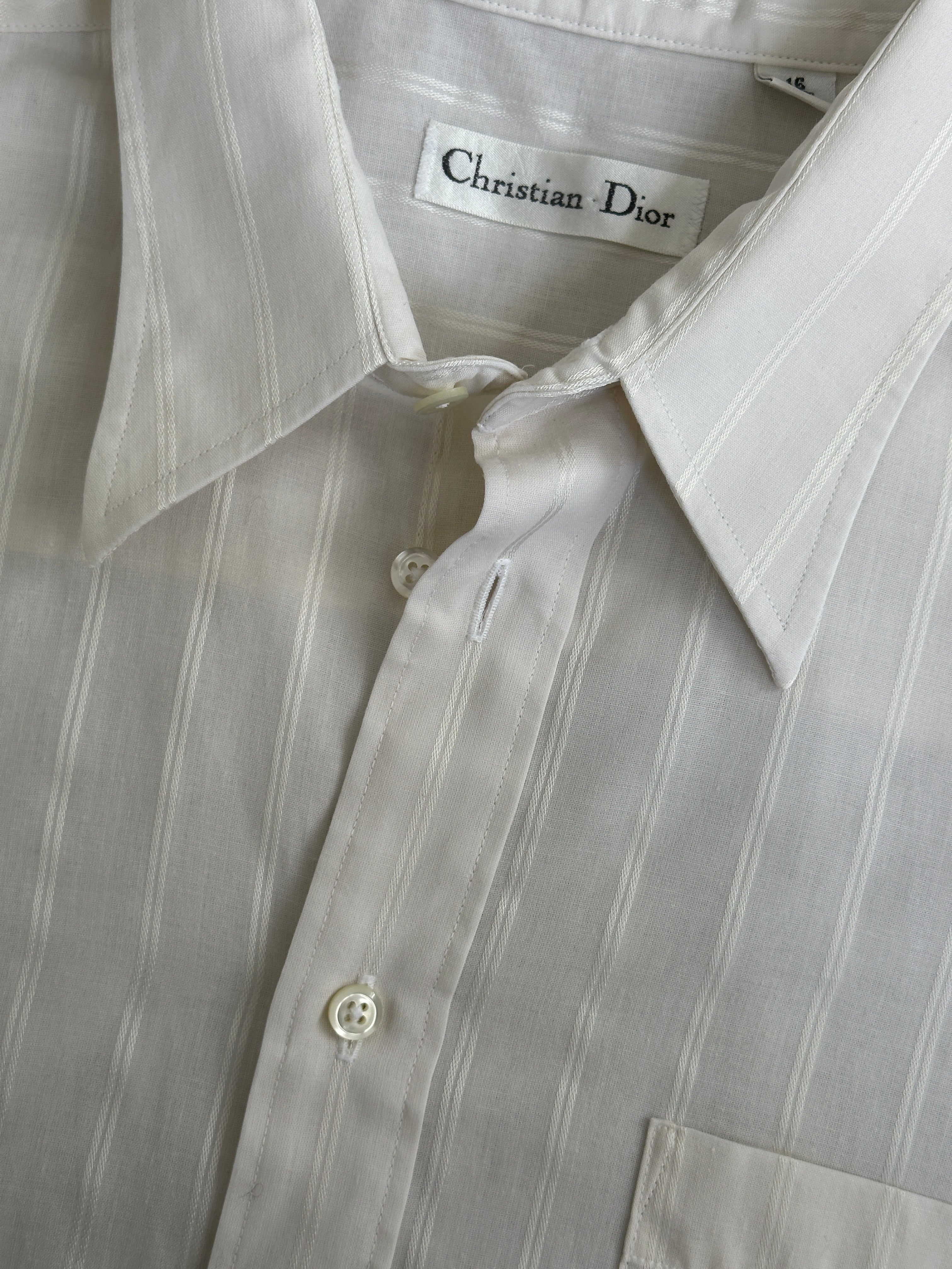 Christian Dior 1990s Cotton Short Sleeve Shirt - S
