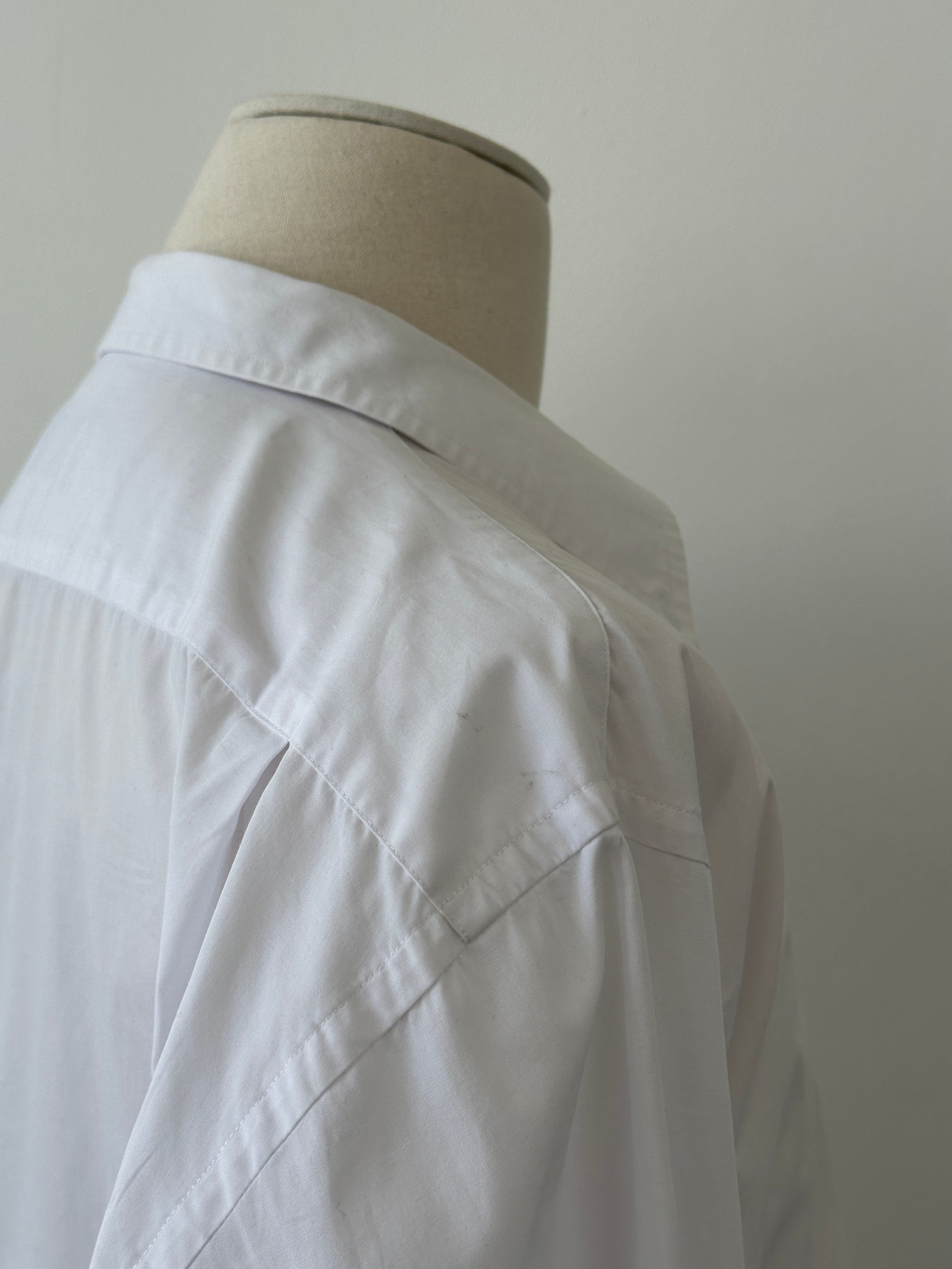 Yves Saint Laurent Pour Homme 2000s Cotton Logo Shirt - XL