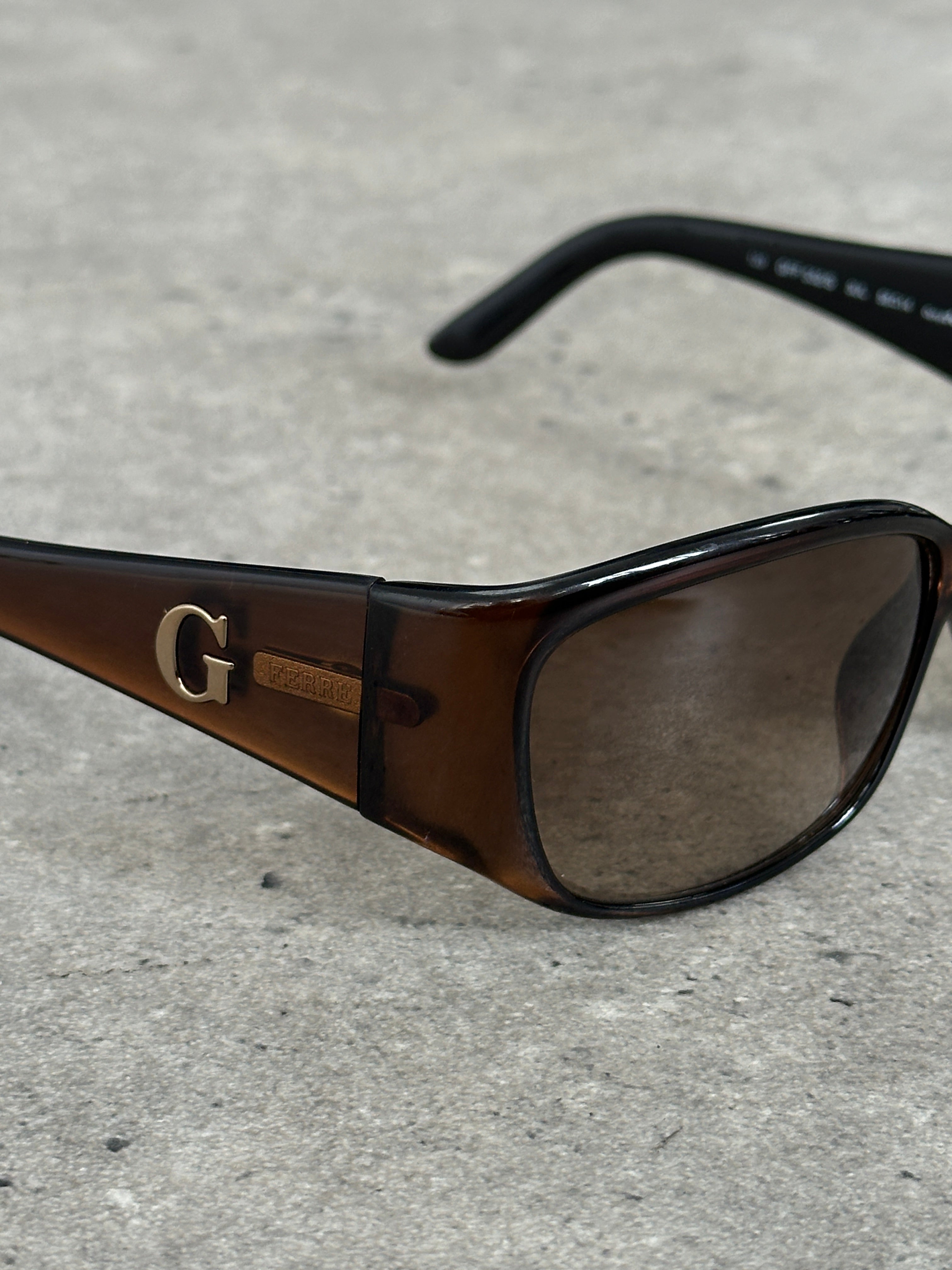 Gianfranco Ferre 1990s Oversized Rectangular Sunglasses