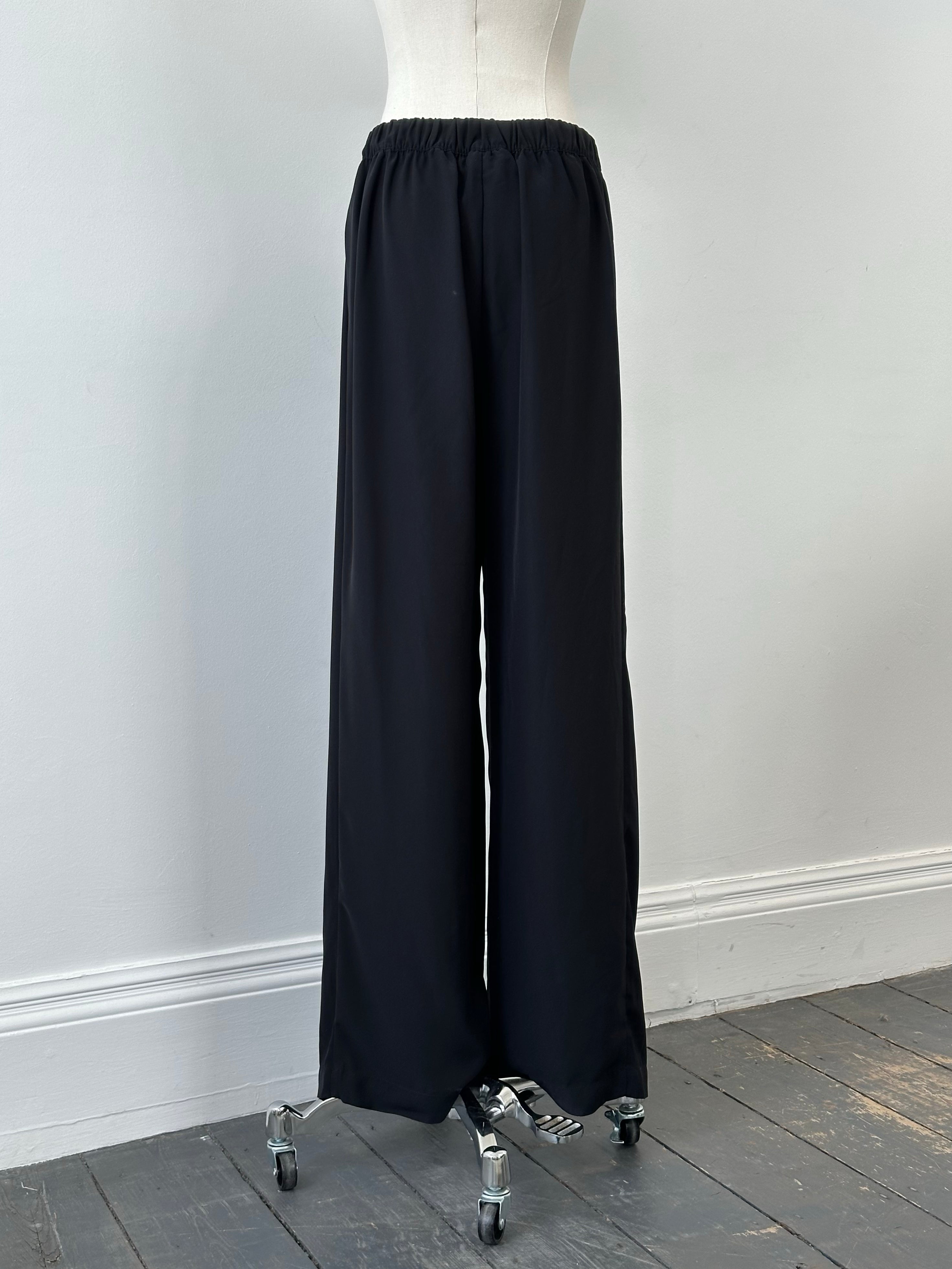 DKNY 2000s Wrap Overlay Wide Leg Trouser - W28-30