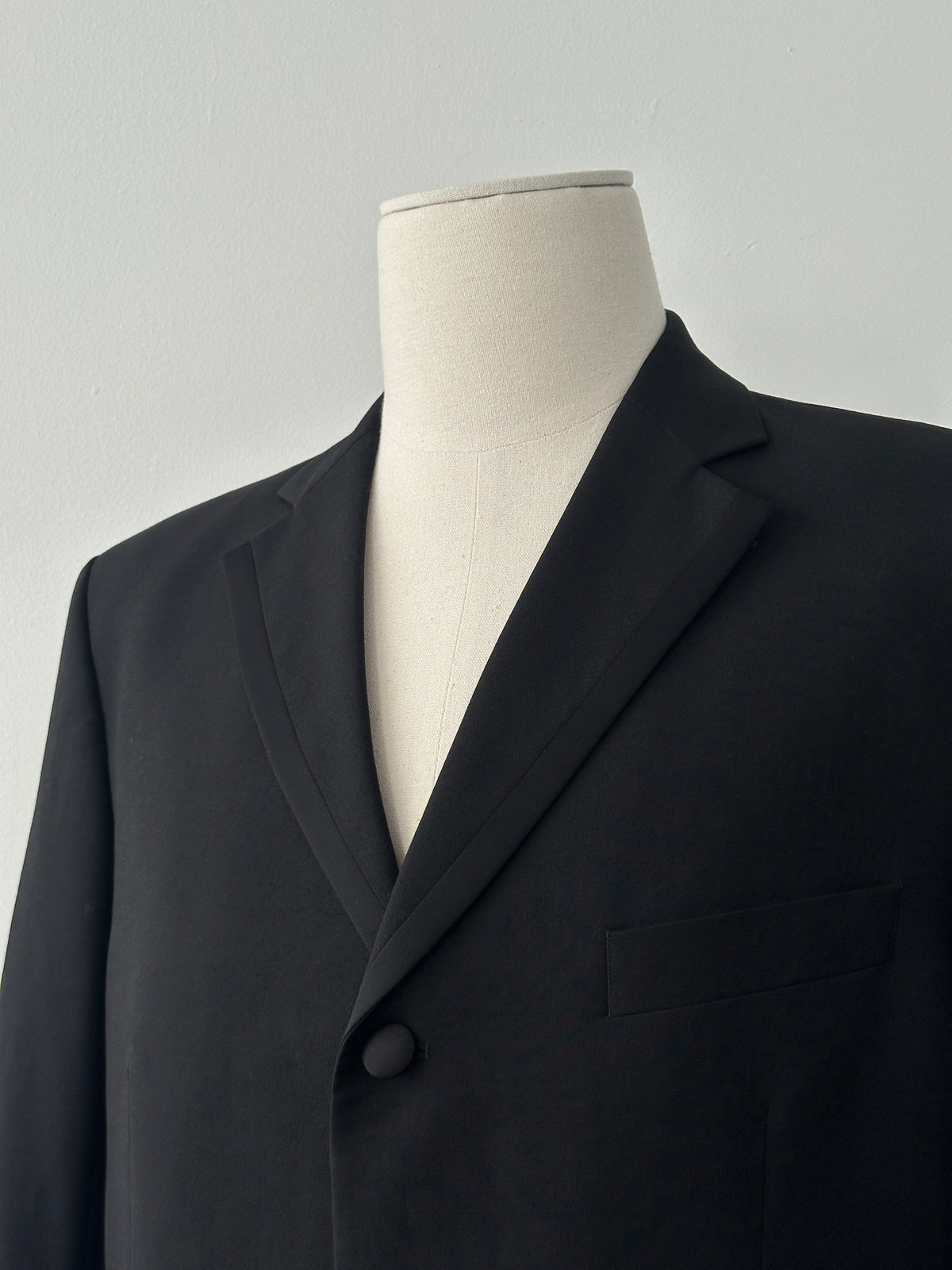 Balmain 2000s Pure Wool Tuxedo Single Breasted Suit - 42S/W34