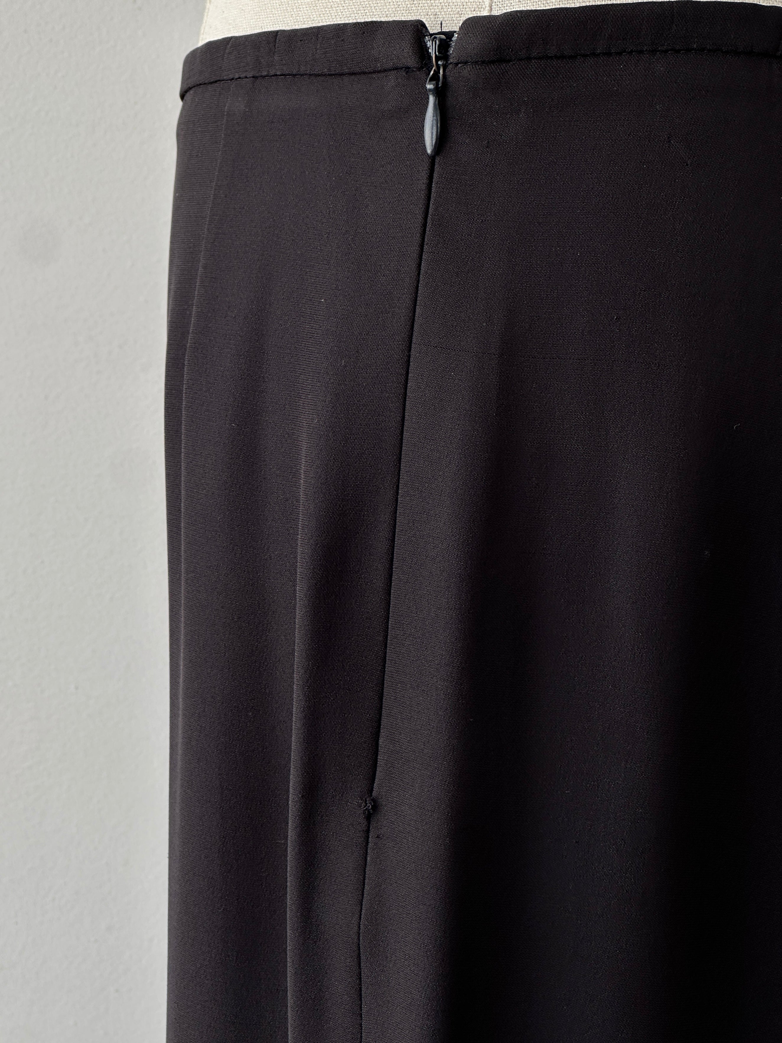 Armani Collezioni 2000s Silk Wide Leg Trousers - W28