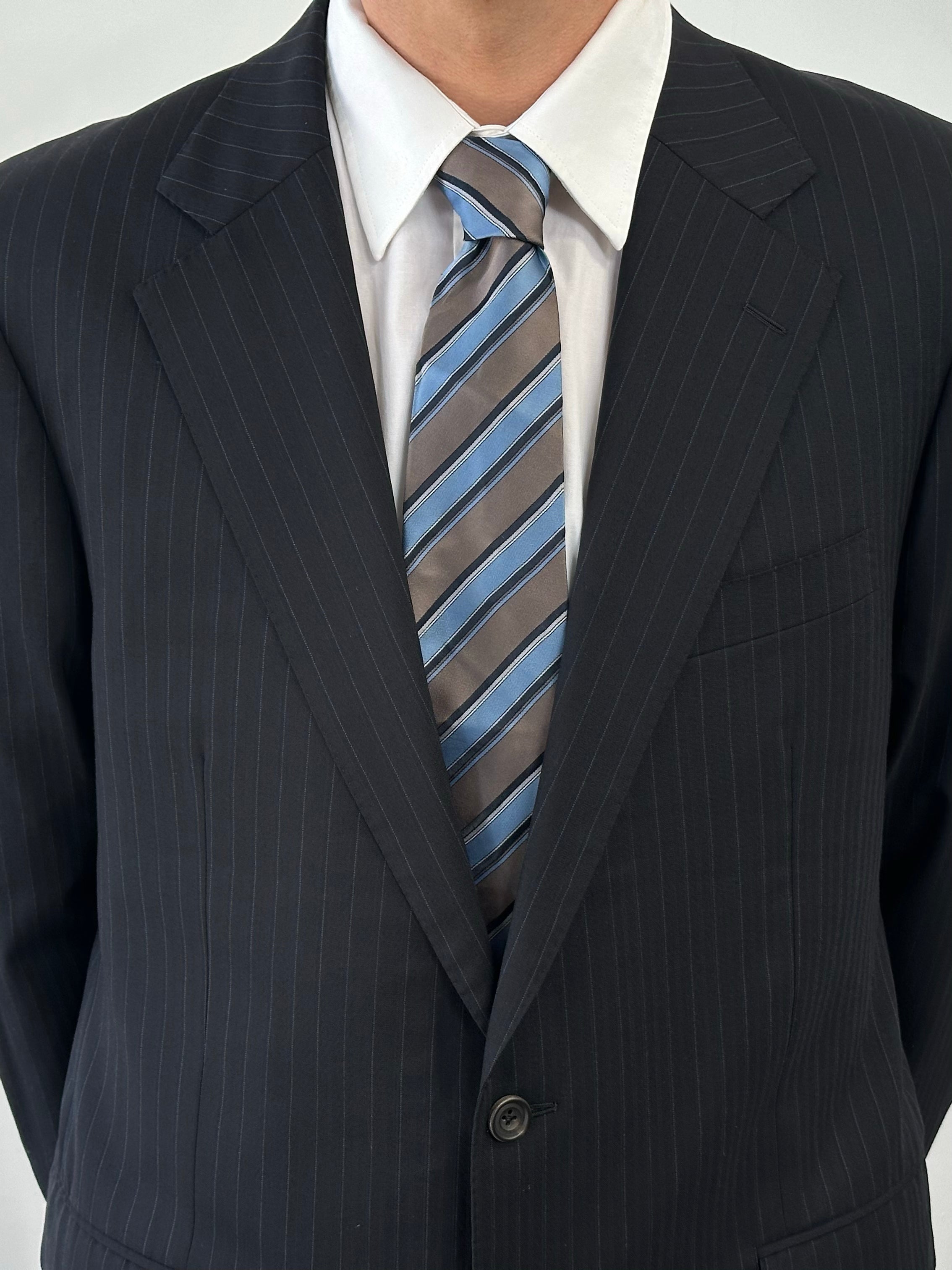 British Vintage 1990s Striped Tie
