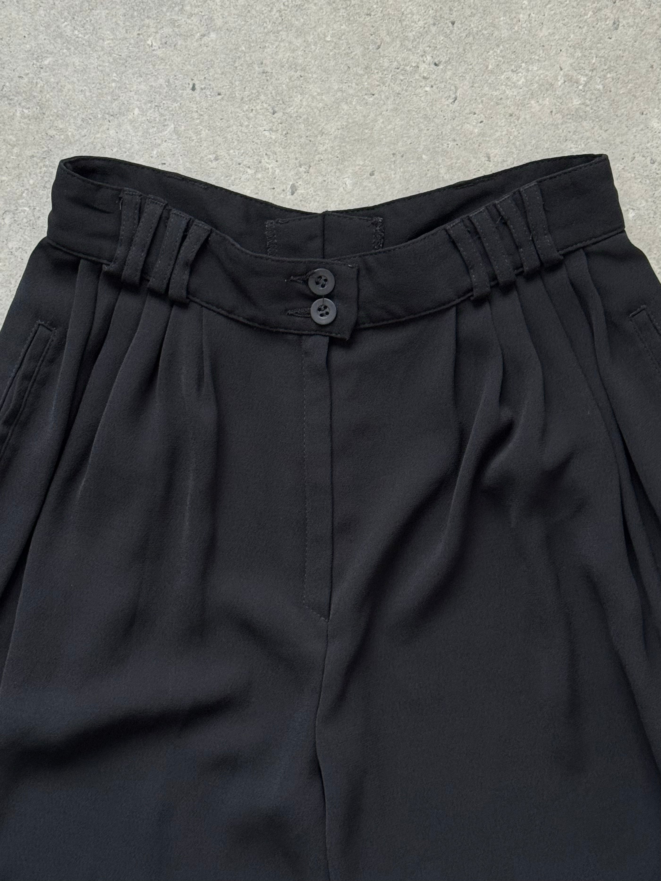 Vintage 1990s High Waist Tapered Pleated Trouser -