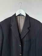 Kenzo Wool Pinstripe Single Breasted Blazer - 44R - SYLK