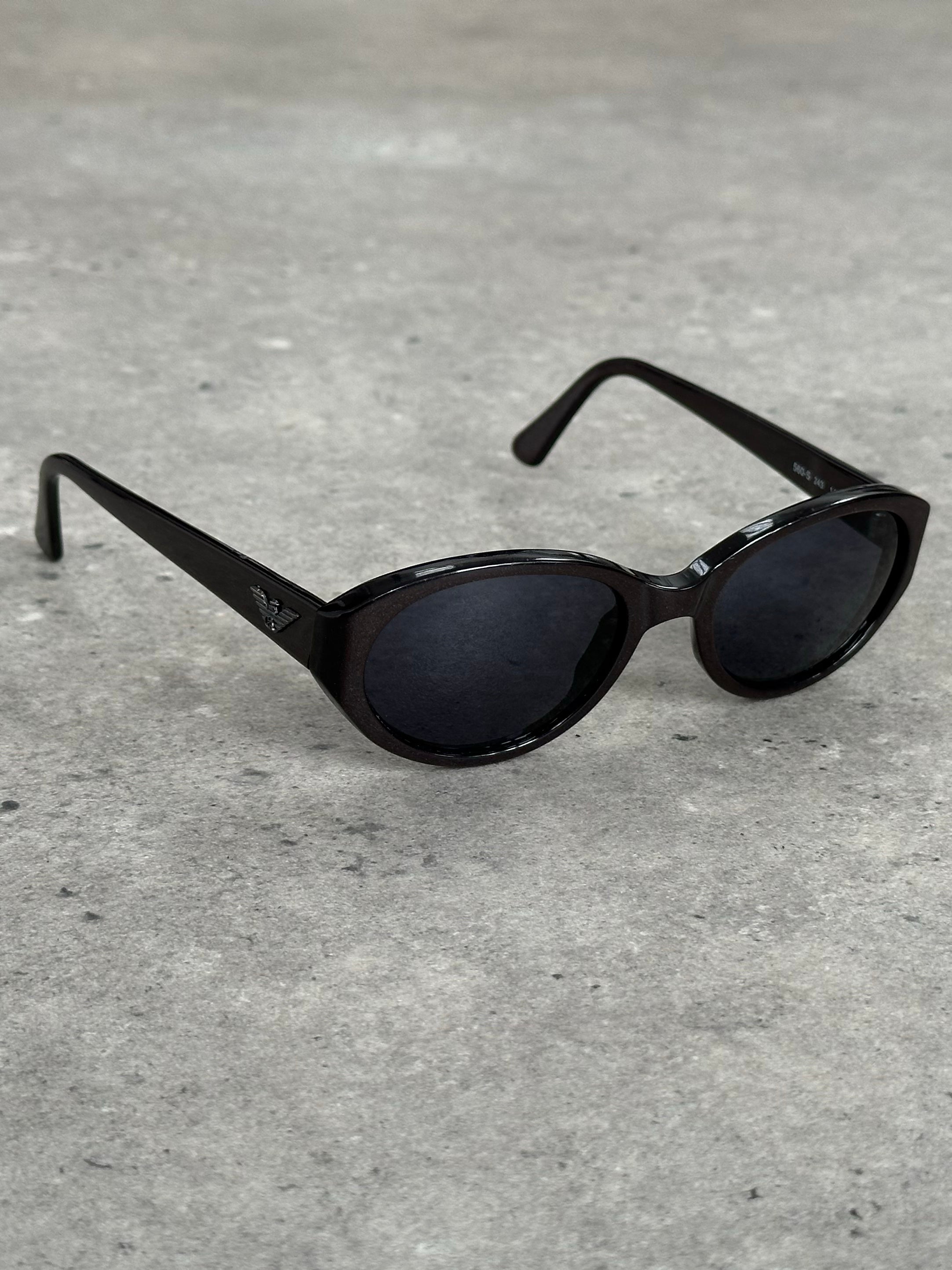 Armani 1990s Oval Logo Sunglasses