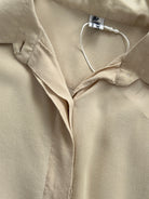 Italian Vintage Pure Silk Concealed Placket  Blouse - S - SYLK