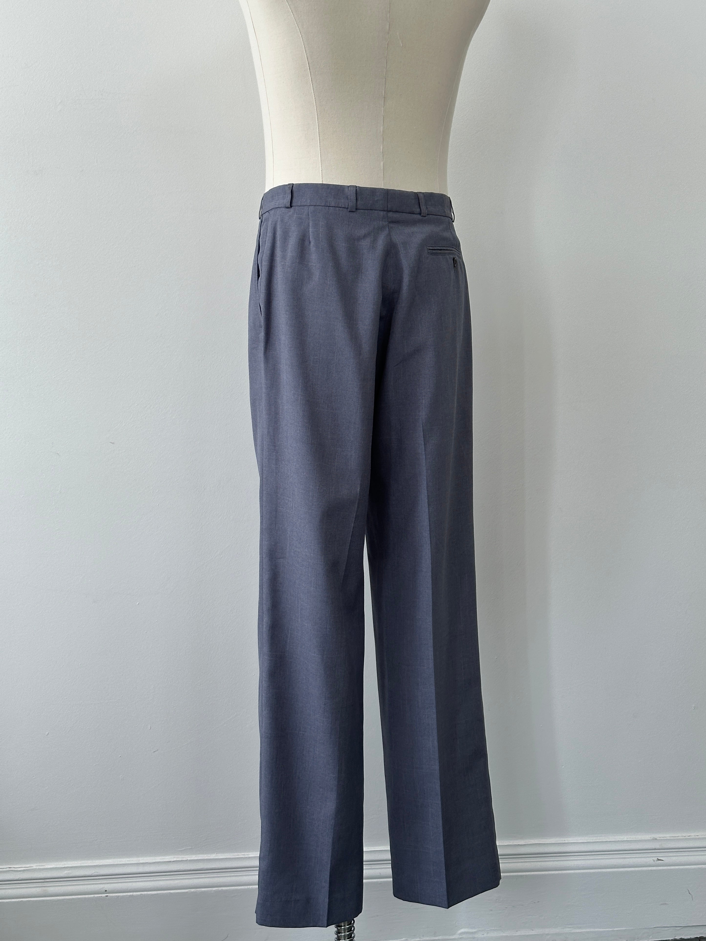 Vintage 1990s Straight Leg High Waisted Trousers - W32