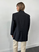 Italian Vintage Virgin Wool Single Breasted Blazer - 44R/XL - SYLK