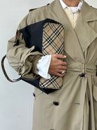 Burberry Nylon Nova Check Shoulder Bag - SYLK