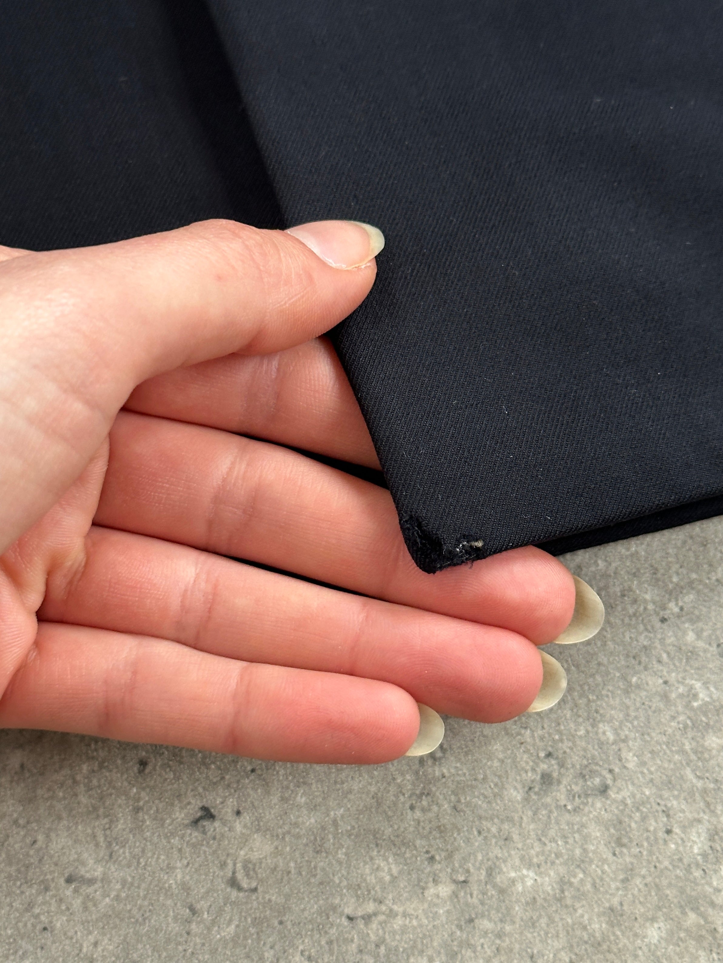 Burberry pure wool double-breasted blazer in size 46R/XXL with gold buttons, tailored fit, classic design, and Burberry branding.