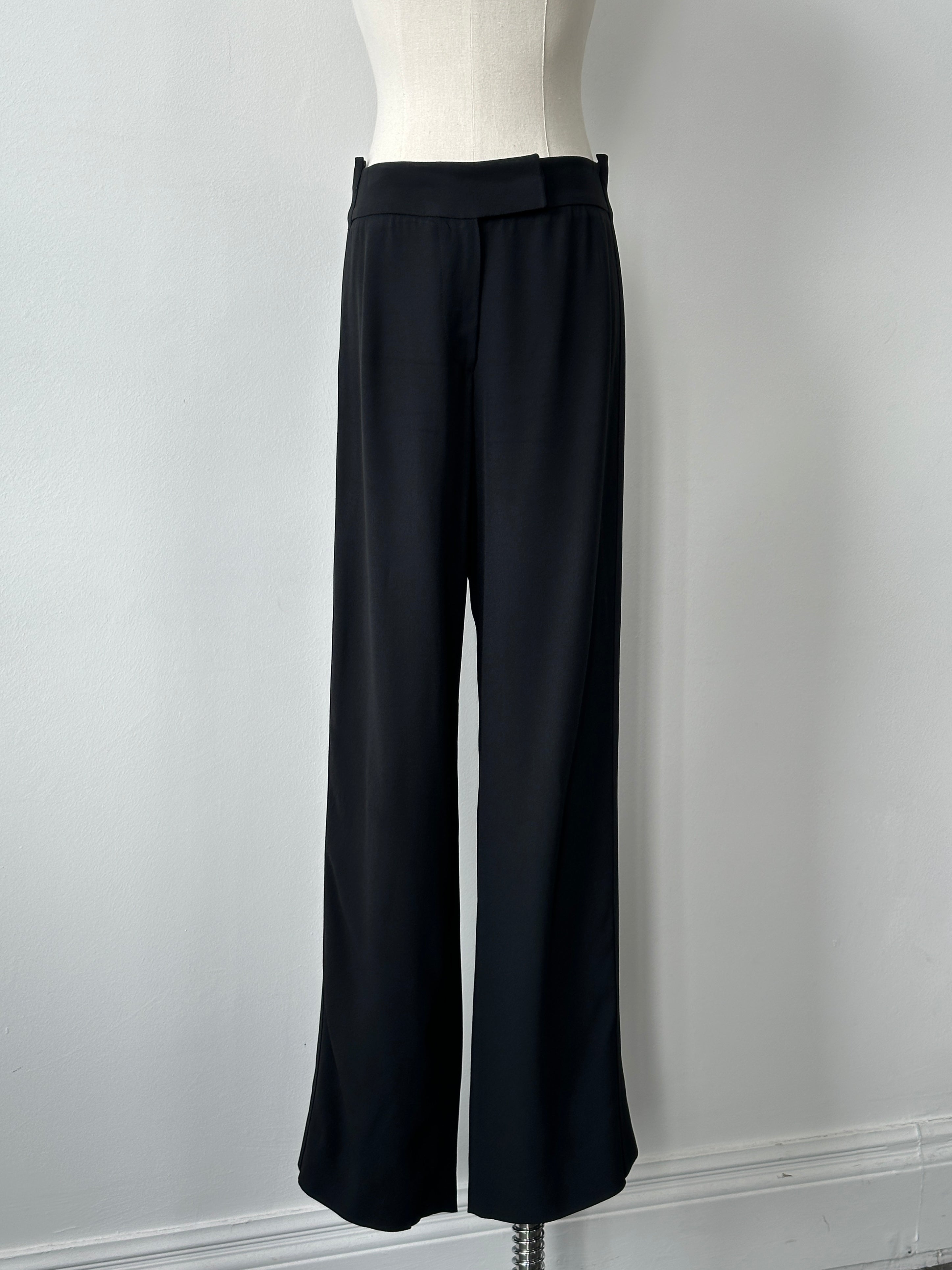 Emporio Armani 1990s Wide Leg Tailored Trouser - W26 | SYLK