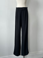Emporio Armani 1990s wide-leg tailored trouser in size W26, featuring classic design and high-quality fabric.