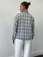 Yves Saint Laurent Check Logo Bomber Jacket - M - SYLK