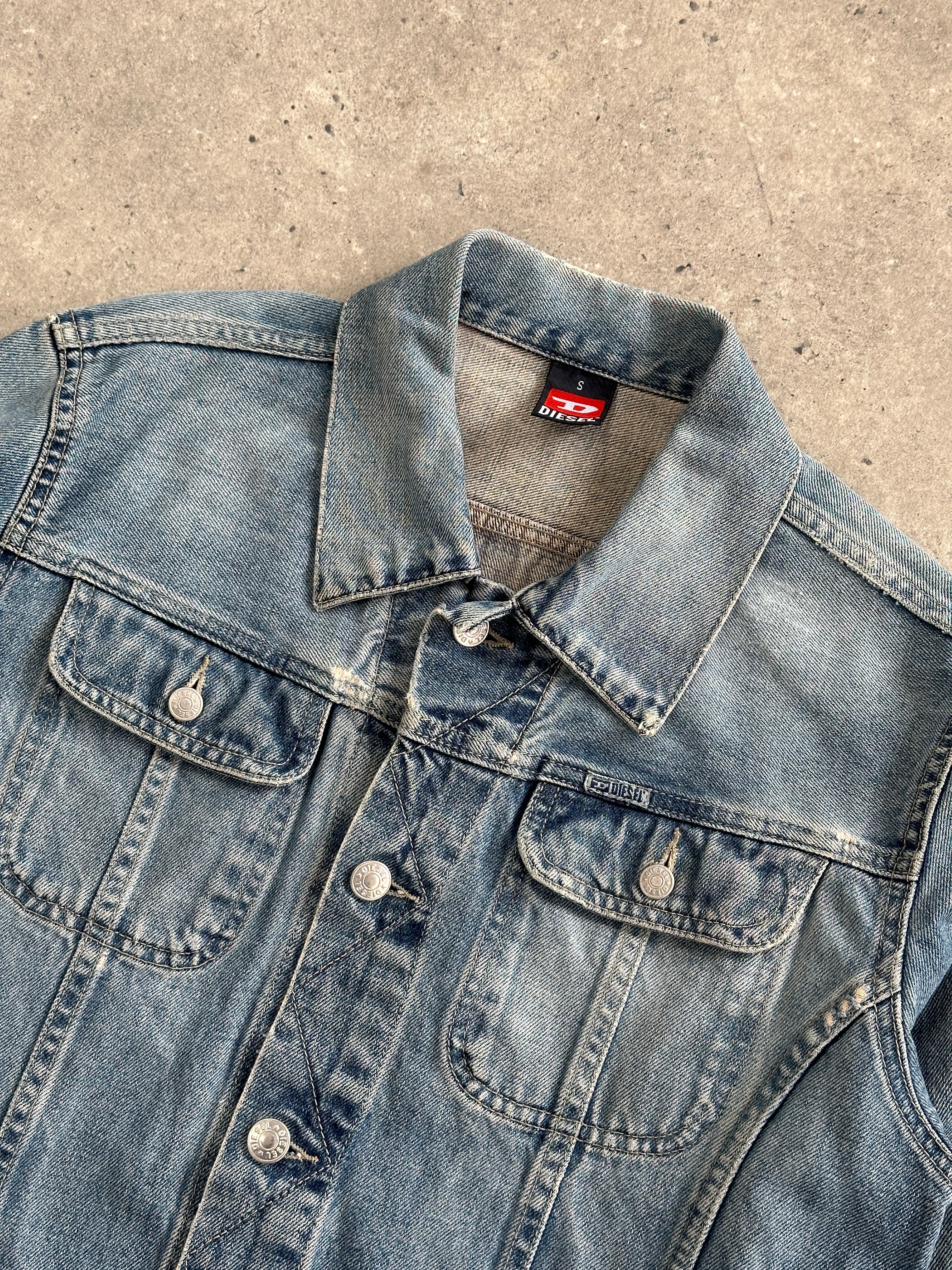 Diesel Fitted Denim Jacket - S - SYLK