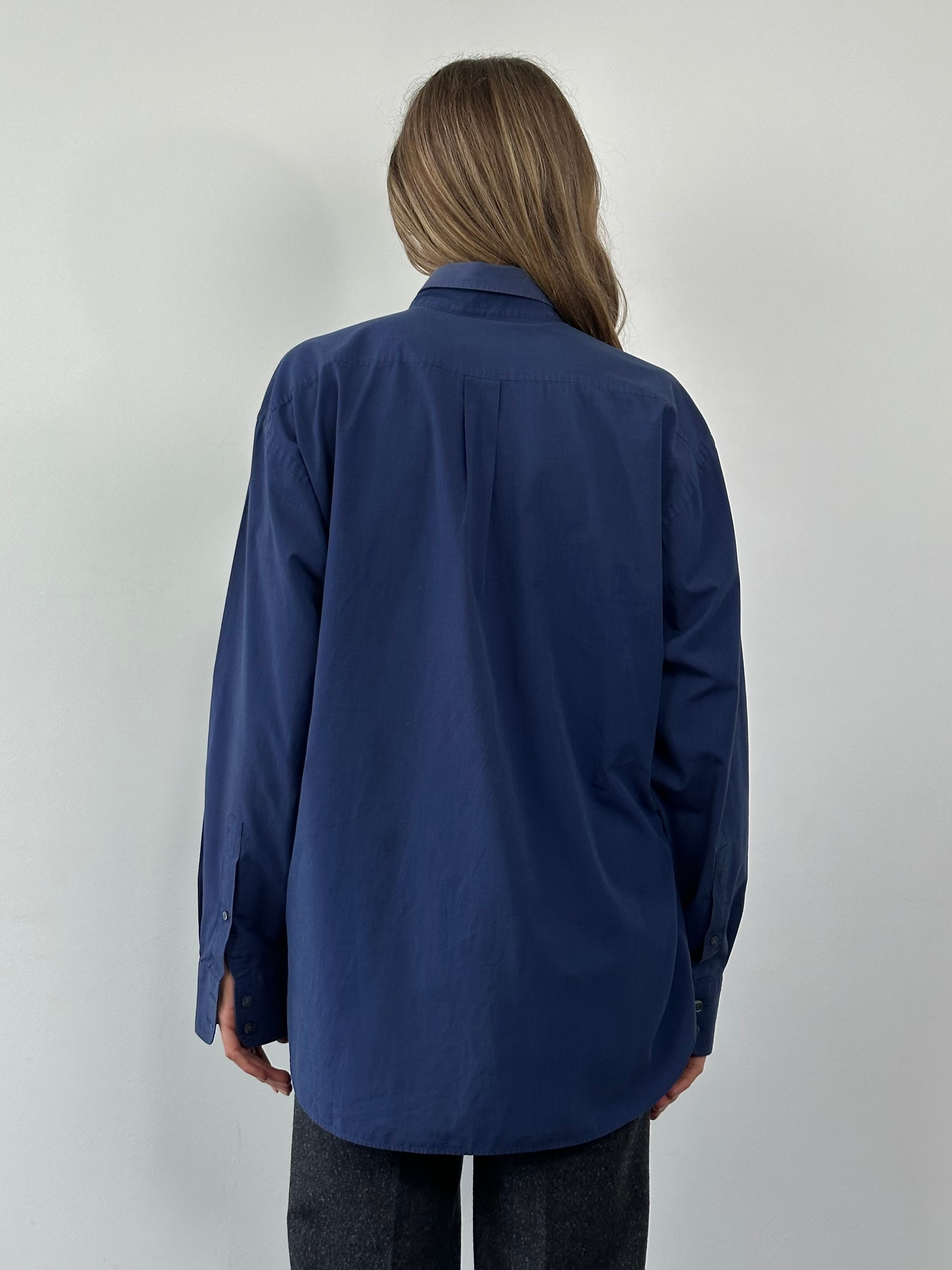 Yves Saint Laurent Pour Homme pure cotton logo shirt in XL, featuring a classic design with the brand's logo on the front.