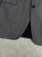 Doremen x Loro Piana 1990s Wool Single Breasted Blazer - 46R/XXL - SYLK