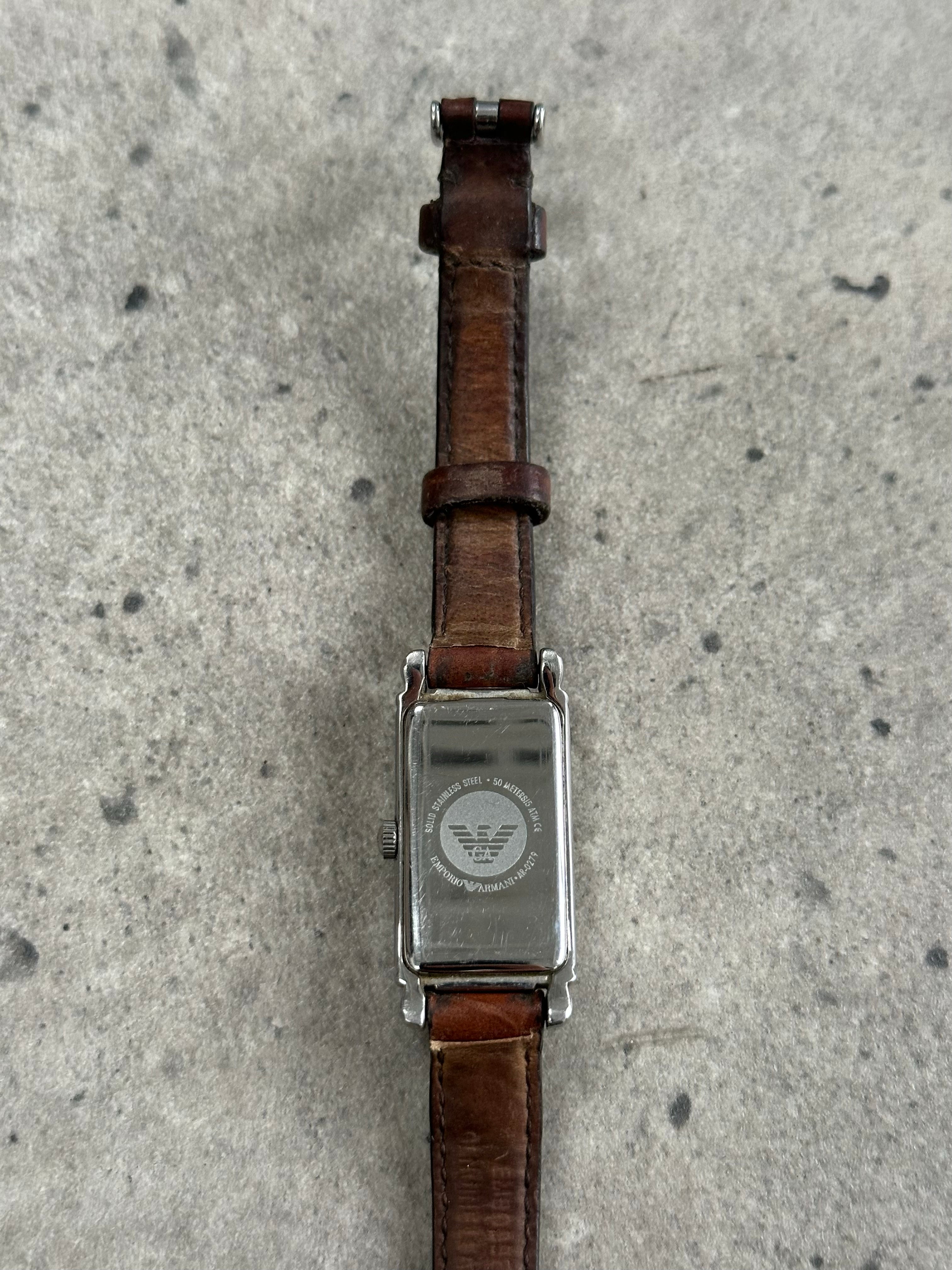 Emporio Armani 2000s Leather Watch
