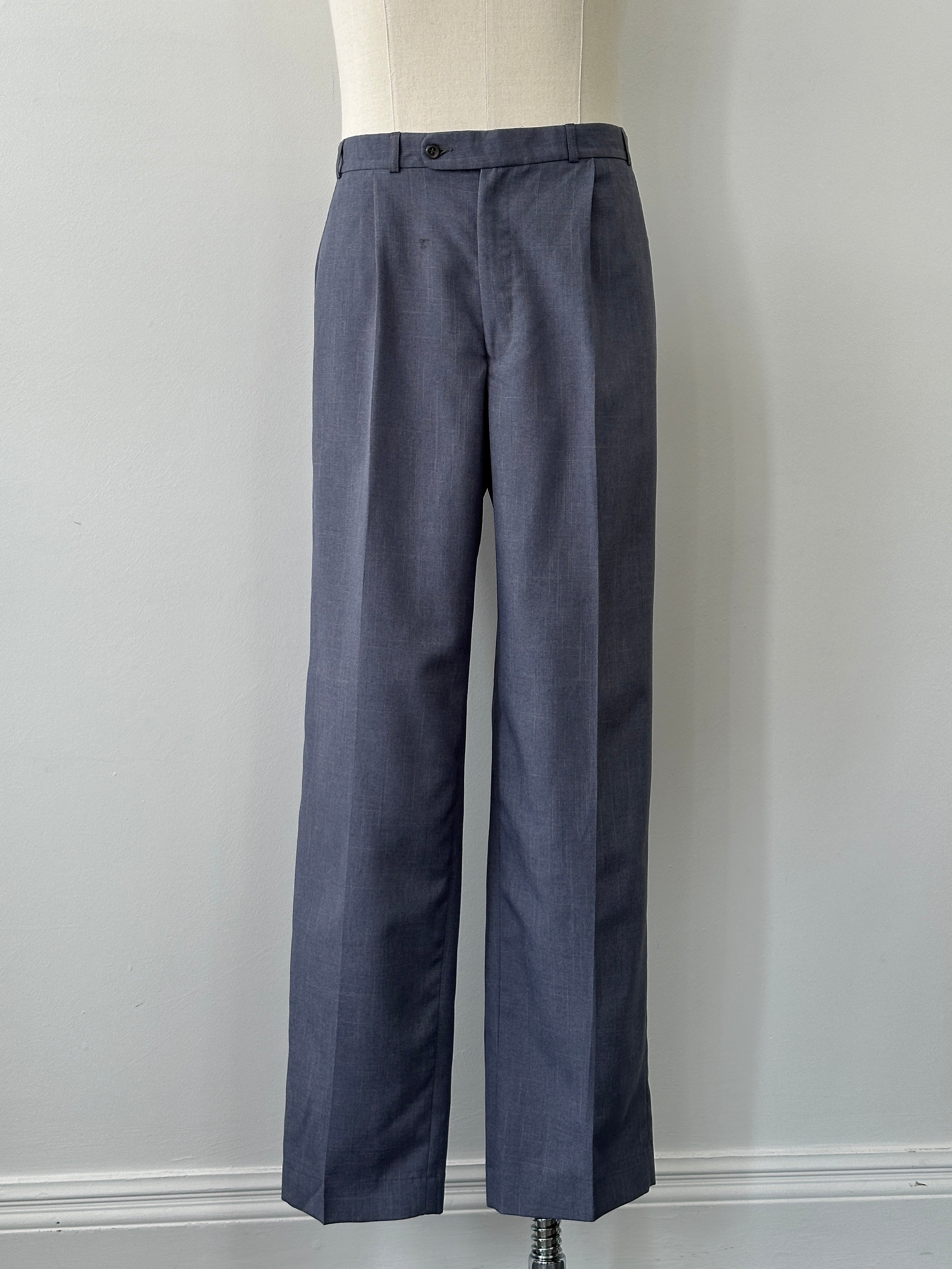 Vintage 1990s Straight Leg High Waisted Trousers - W32