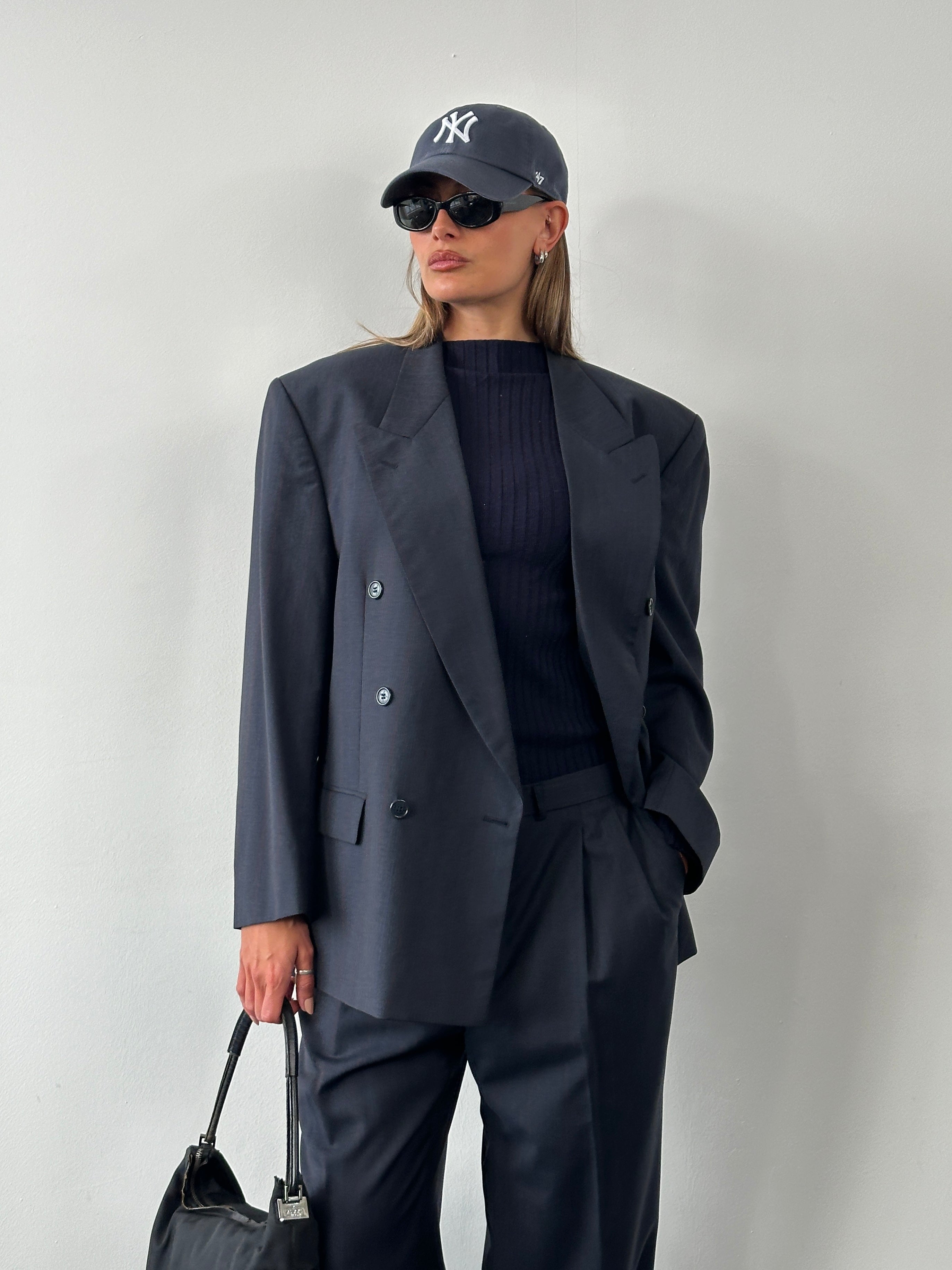 Pierre Balmain 1990s Pure Wool Double Breasted Suit – 42S/W34 - SYLK