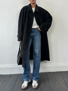 Valentino Pure Wool Concealed Placket Single Breasted Coat - XXL - SYLK