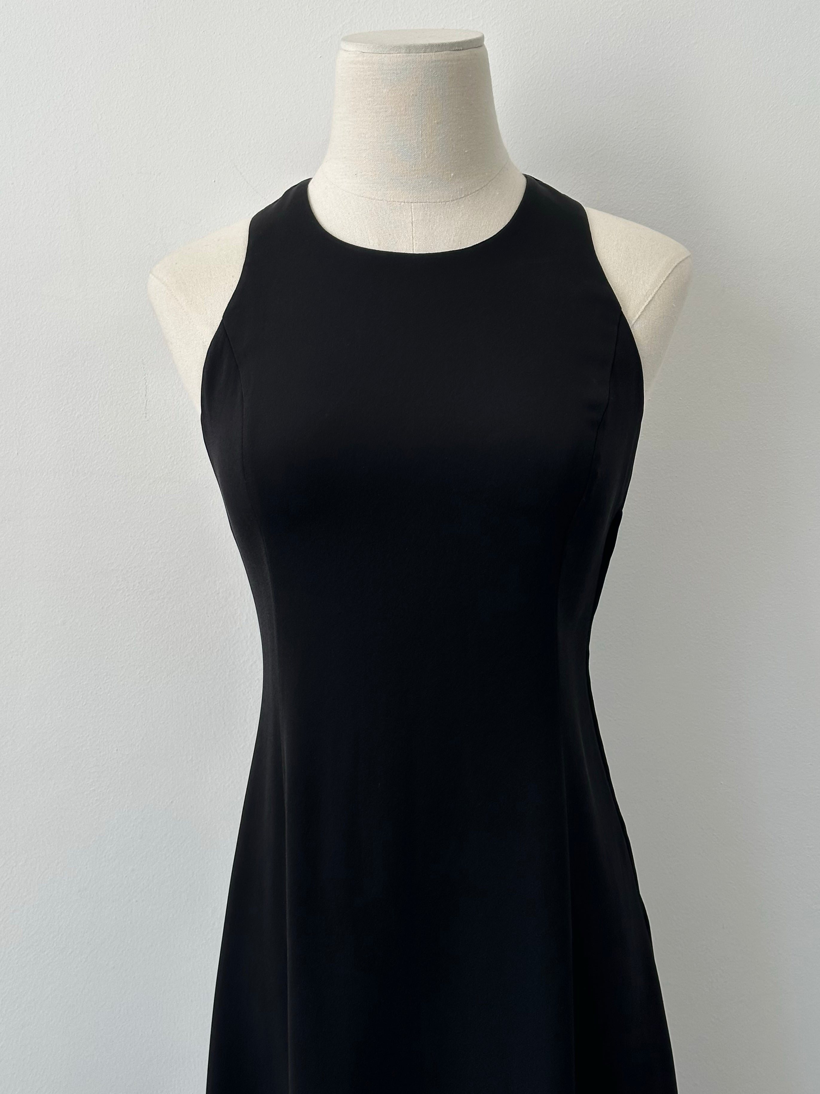 Mani 1990s A-Line Silk Sleeveless Mini Dress - XS