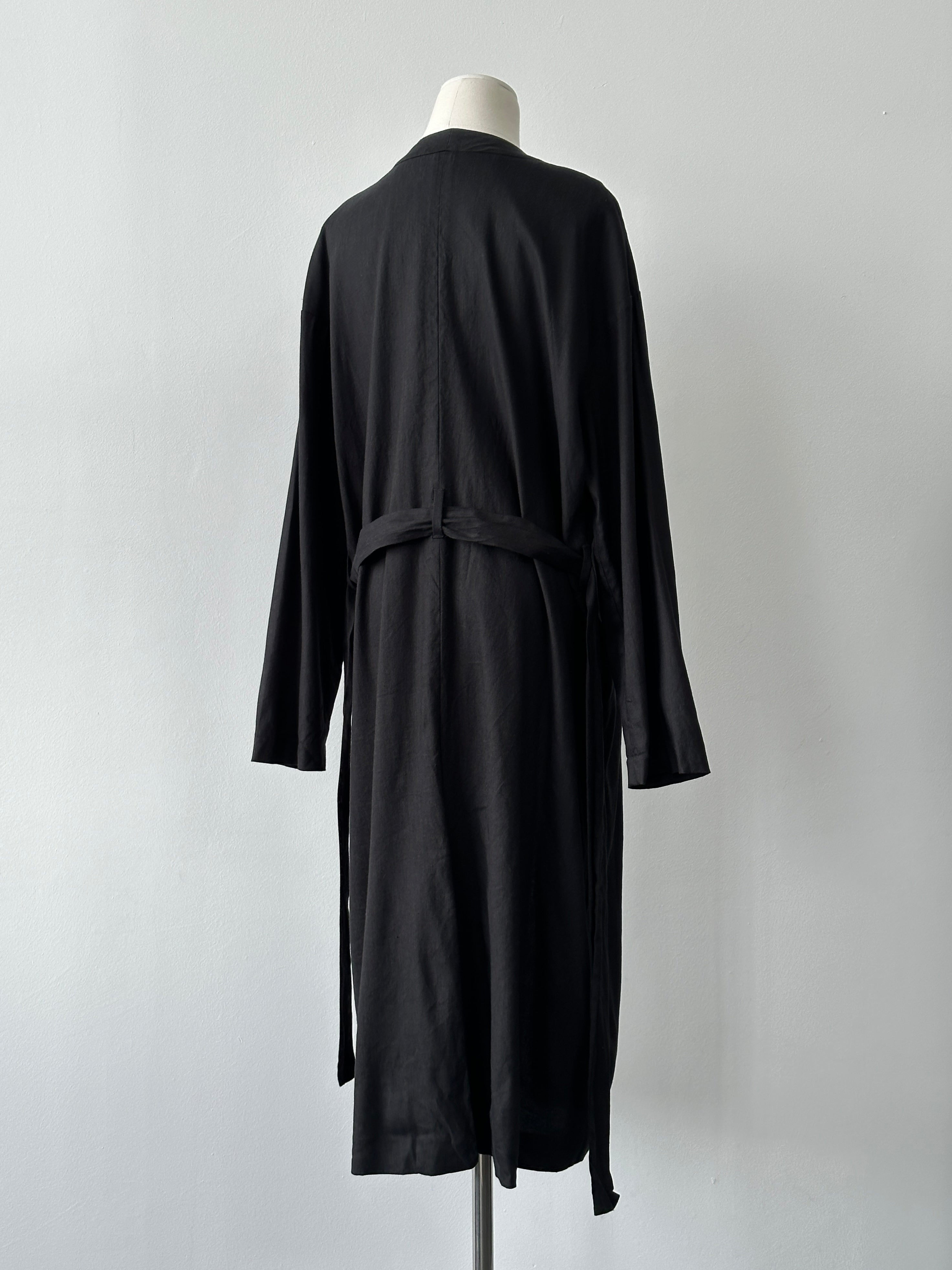 DKNY Linen Minimal Belted Trench Coat - M-L