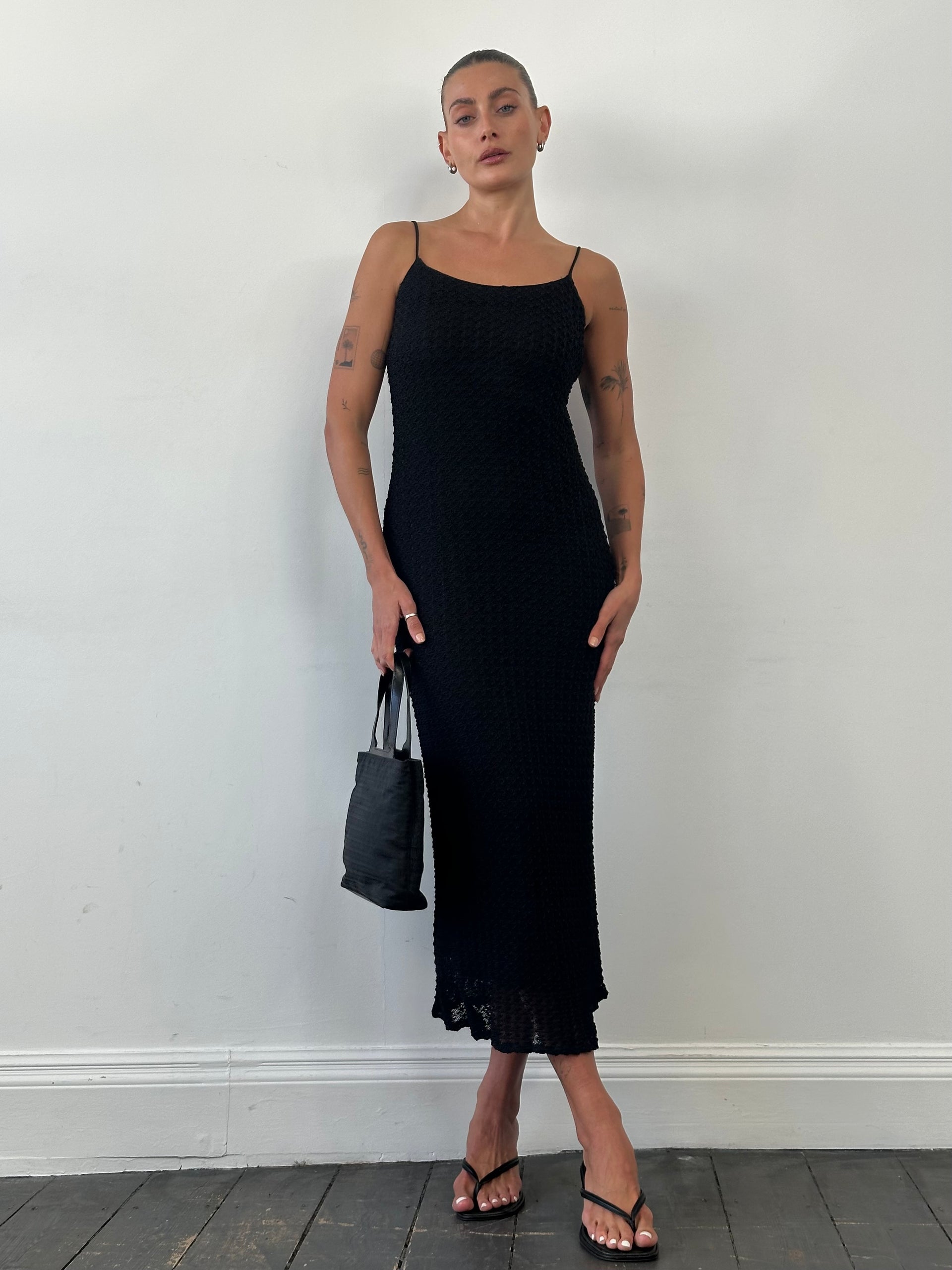 American Vintage Textured Maxi Dress - S