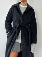 Burberry Wool Cashmere Single Breasted Concealed Placket Coat - S/M - SYLK