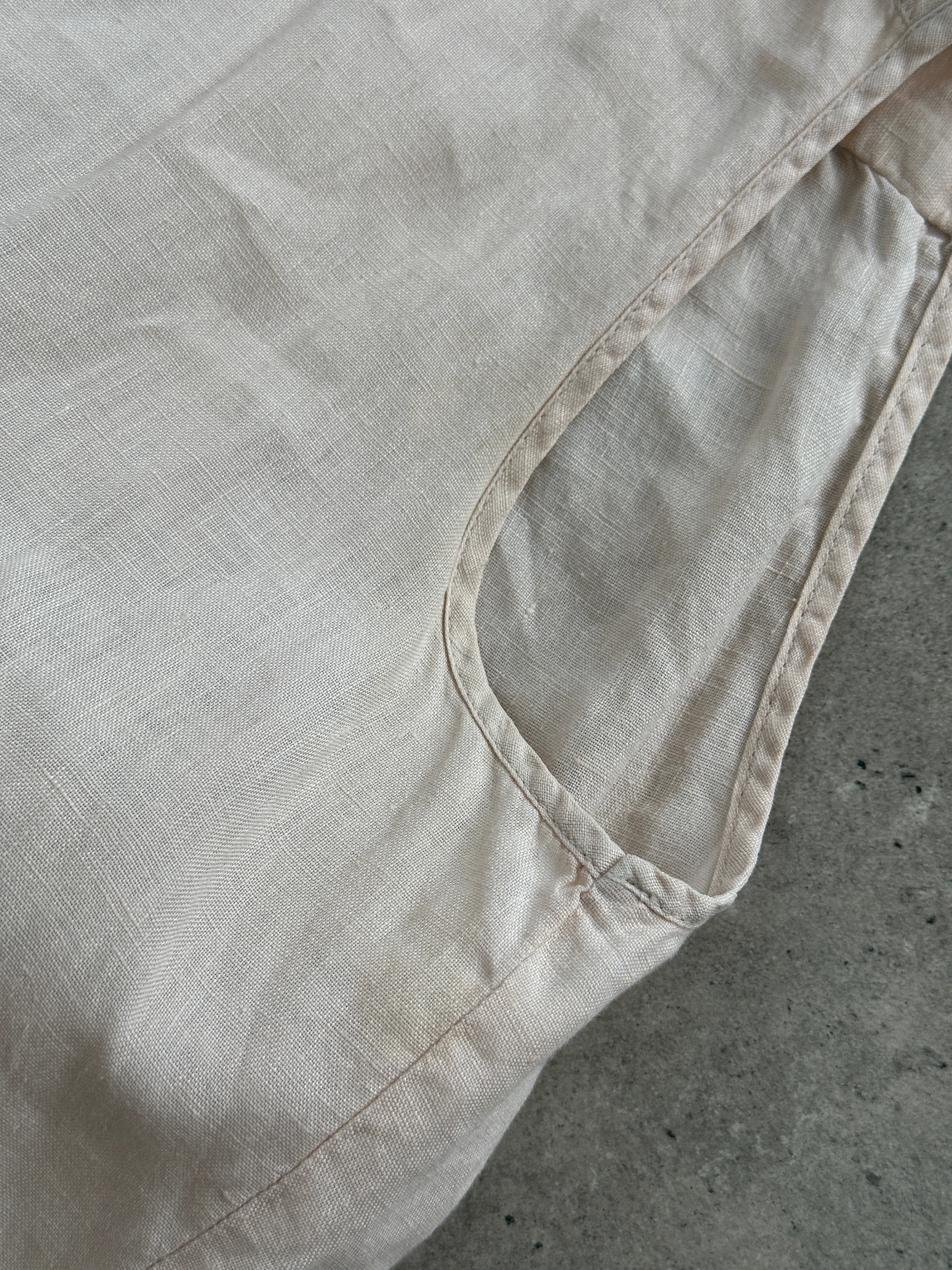 Max Mara Weekend Pure Linen Sleeveless Shirt - M/L - SYLK