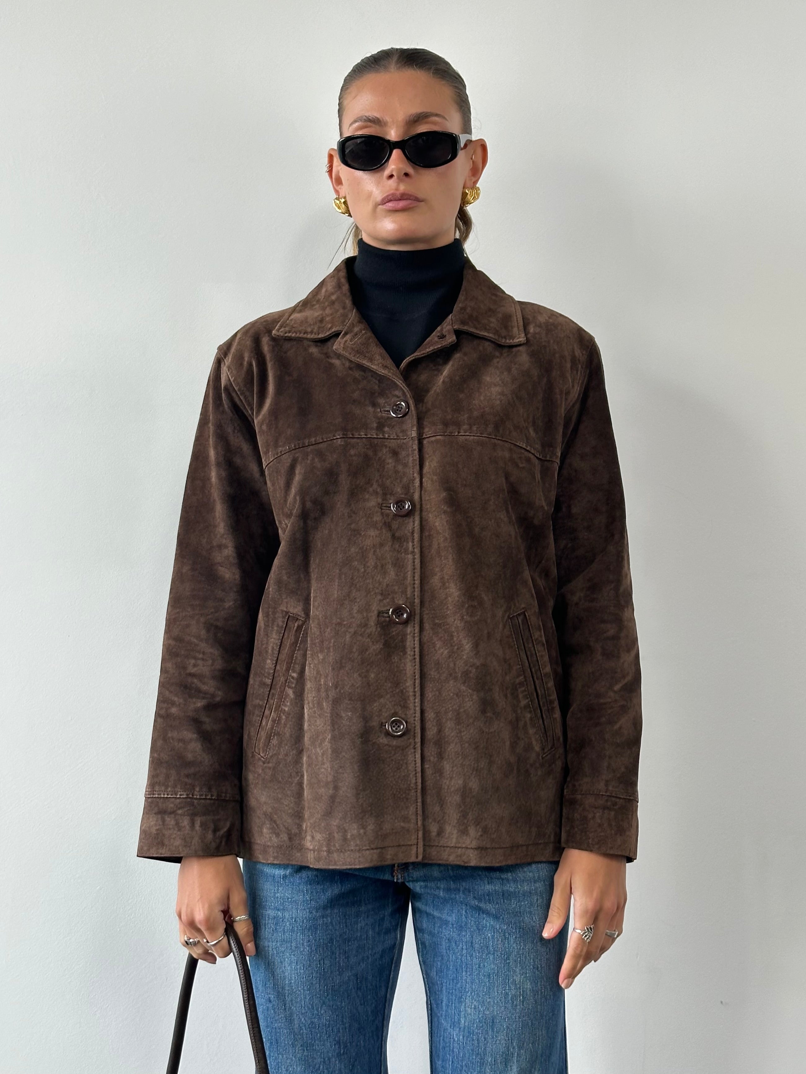 Vintage Suede Jacket - L | SYLK
