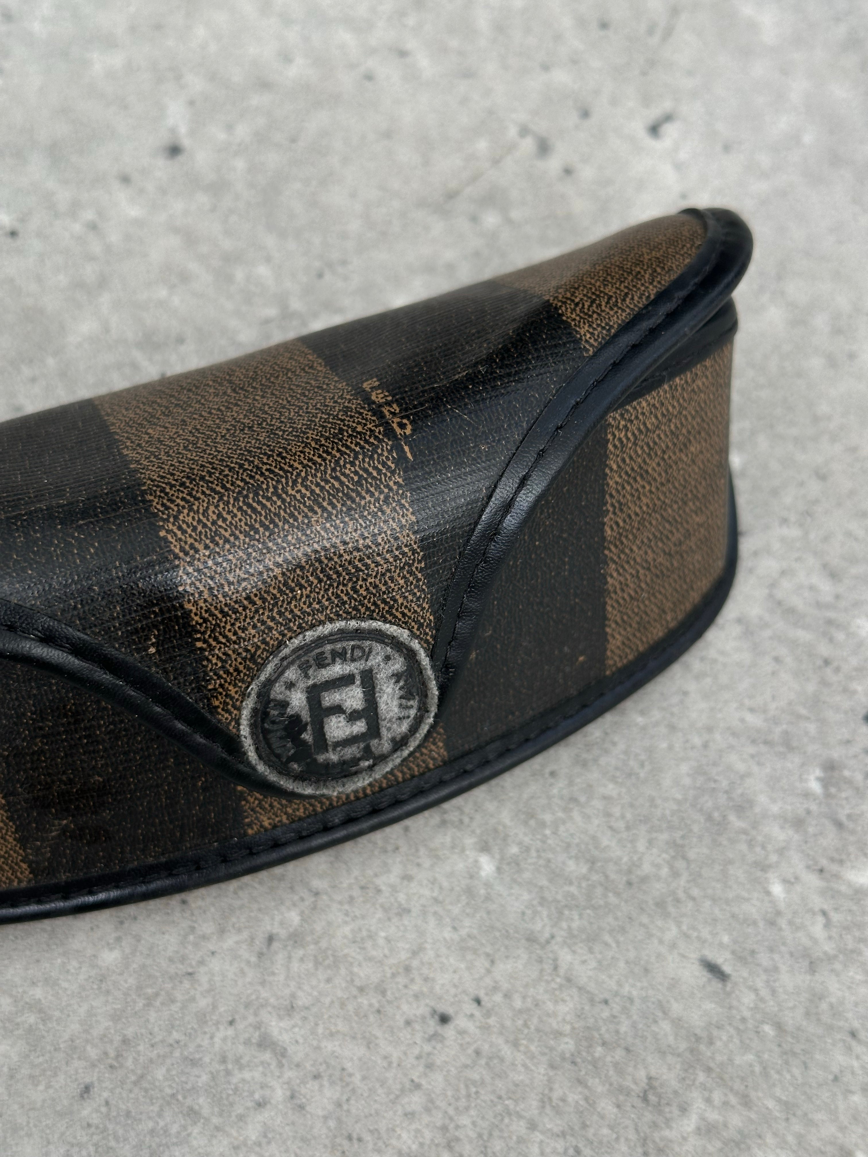 Fendi 1990s Logo Rectangle Sunglasses