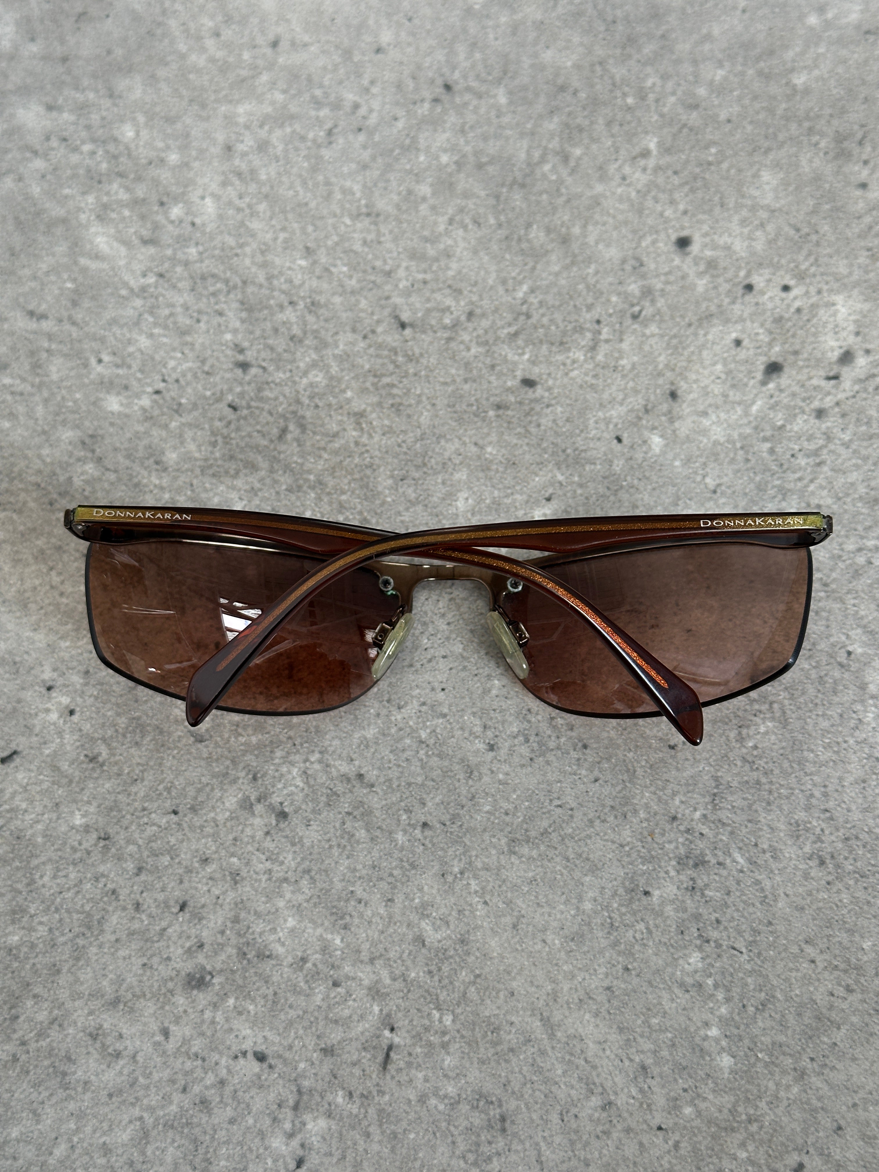 Donna Karan 2000s Rimless Rectangular Sunglasses